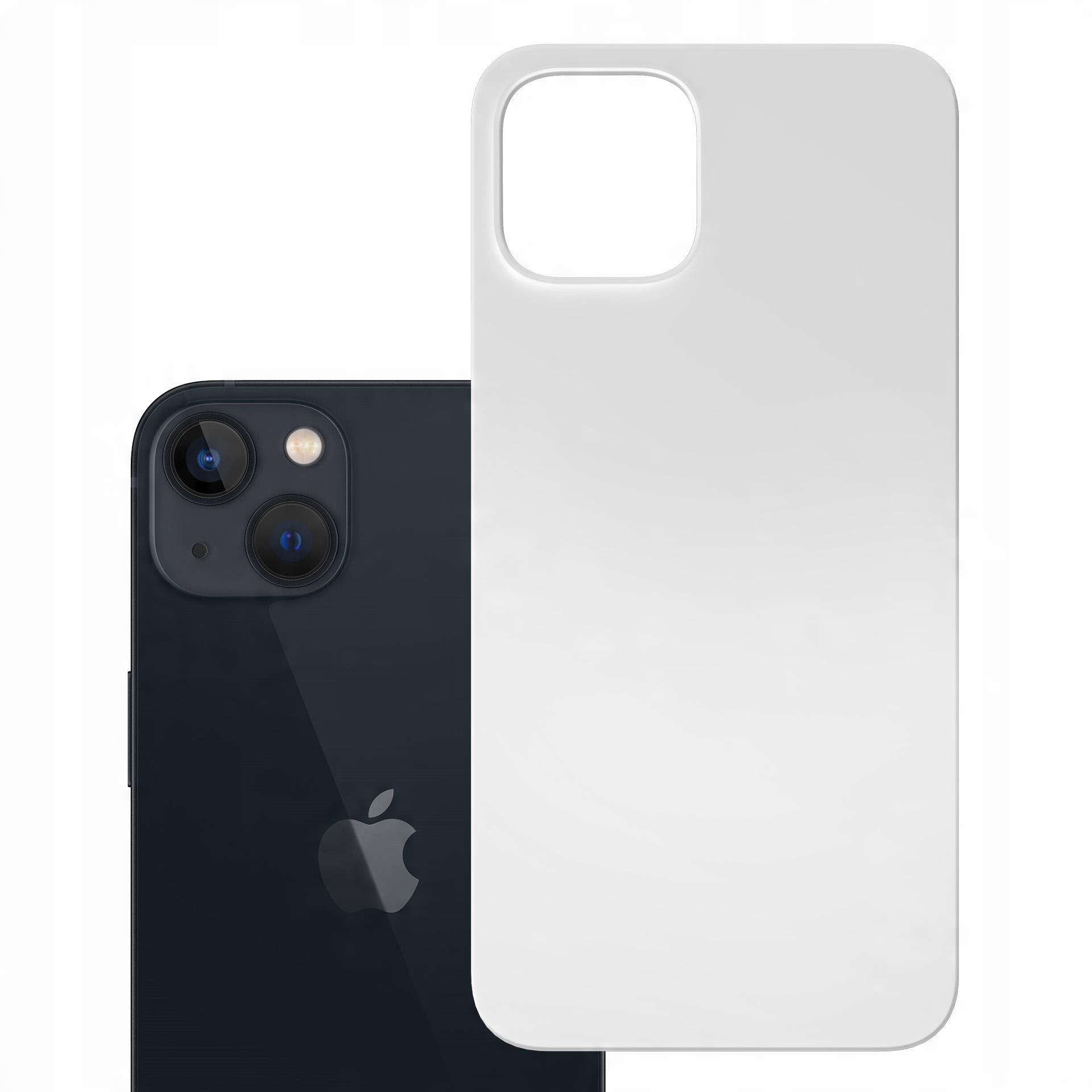 Białe etui z MagSafe na tył do Apple iPhone 14 Plus - 3mk HARDY MagSilicone