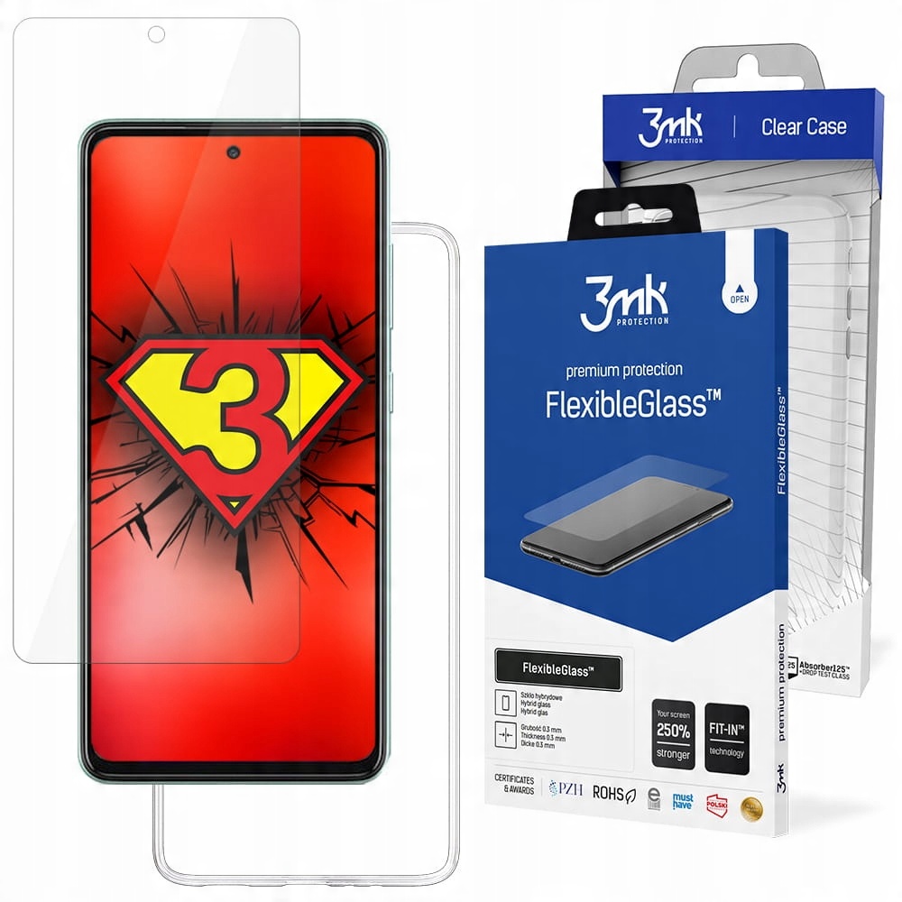 Silikonowe etui na Samsung Galaxy A52 4G/5G A52s 5G - 3mk Clear Case