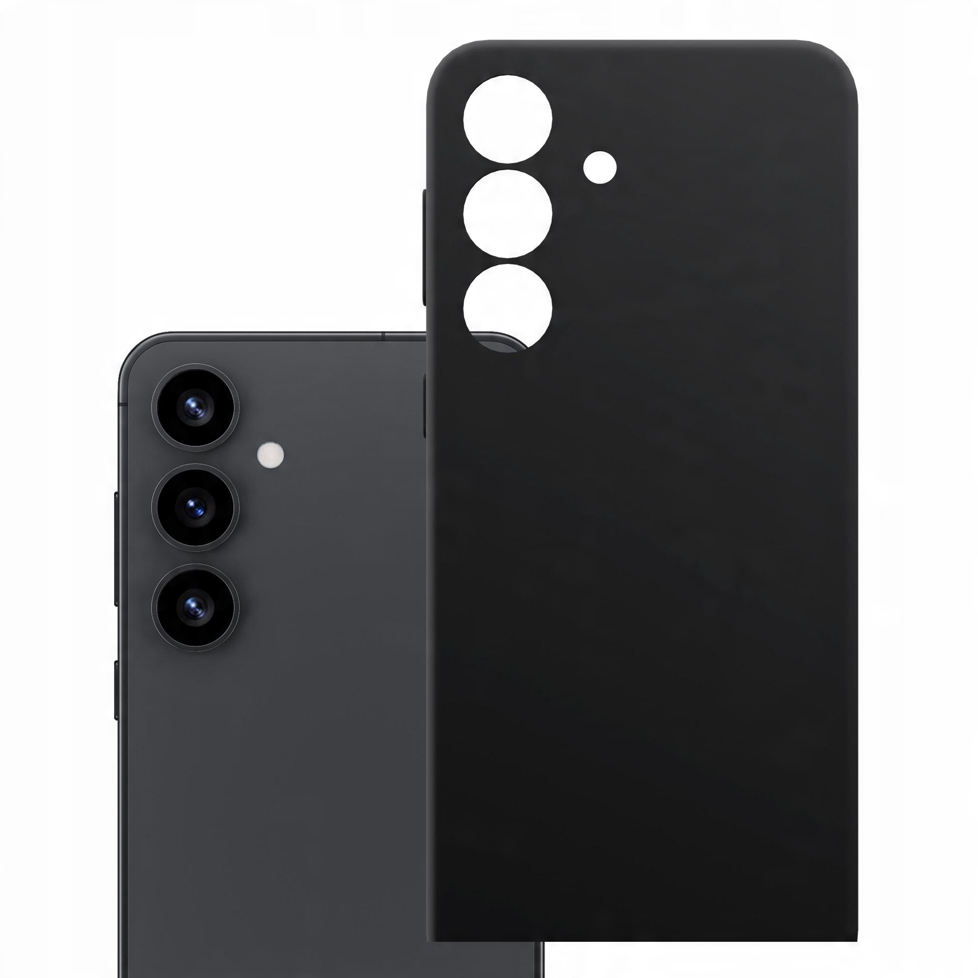 Czarne etui z MagSafe na tył do Samsung Galaxy S24 - 3mk HARDY MagSilicone