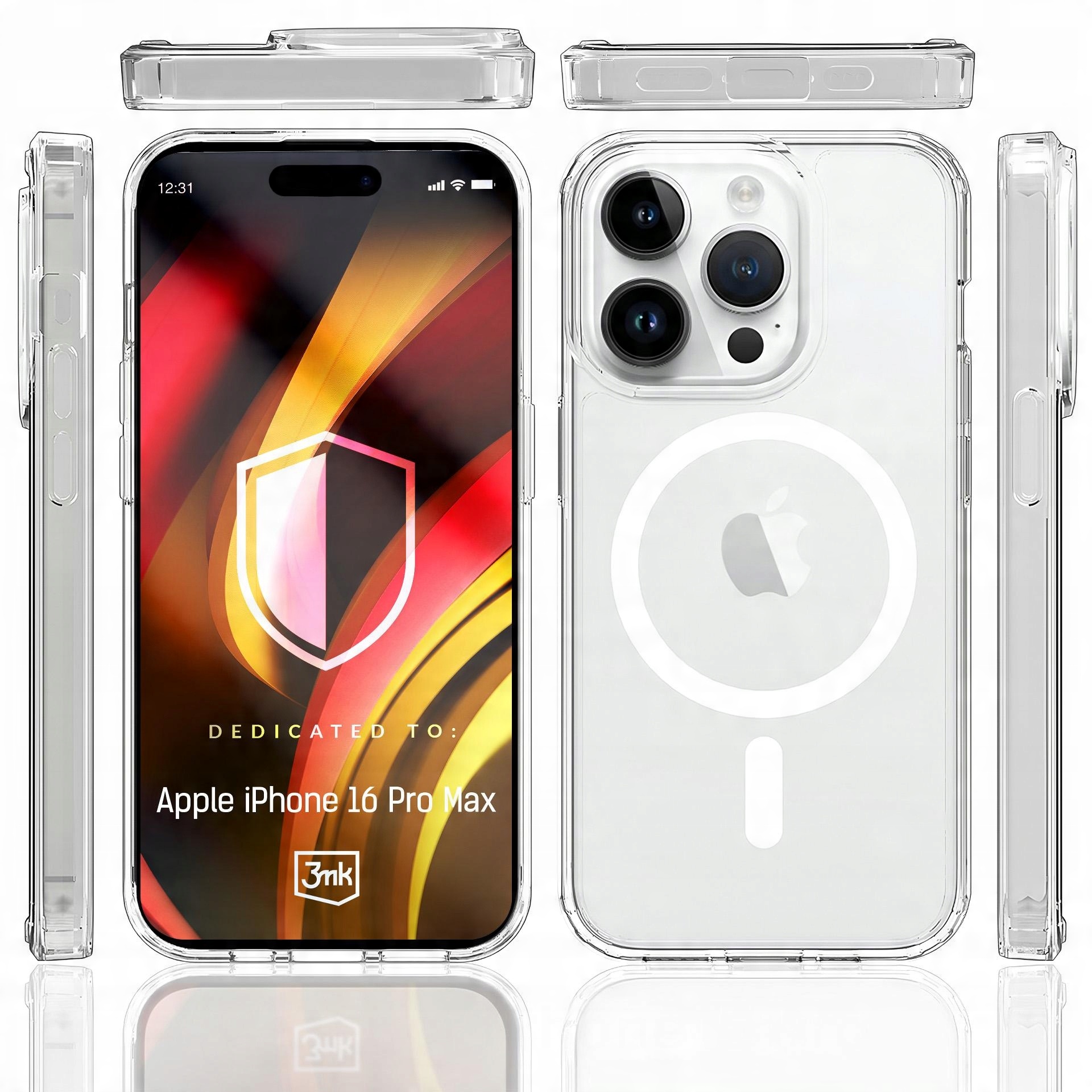 Pancerne etui z MagSafe 3mk LiqForce MagCase na Apple iPhone 16 Pro Max