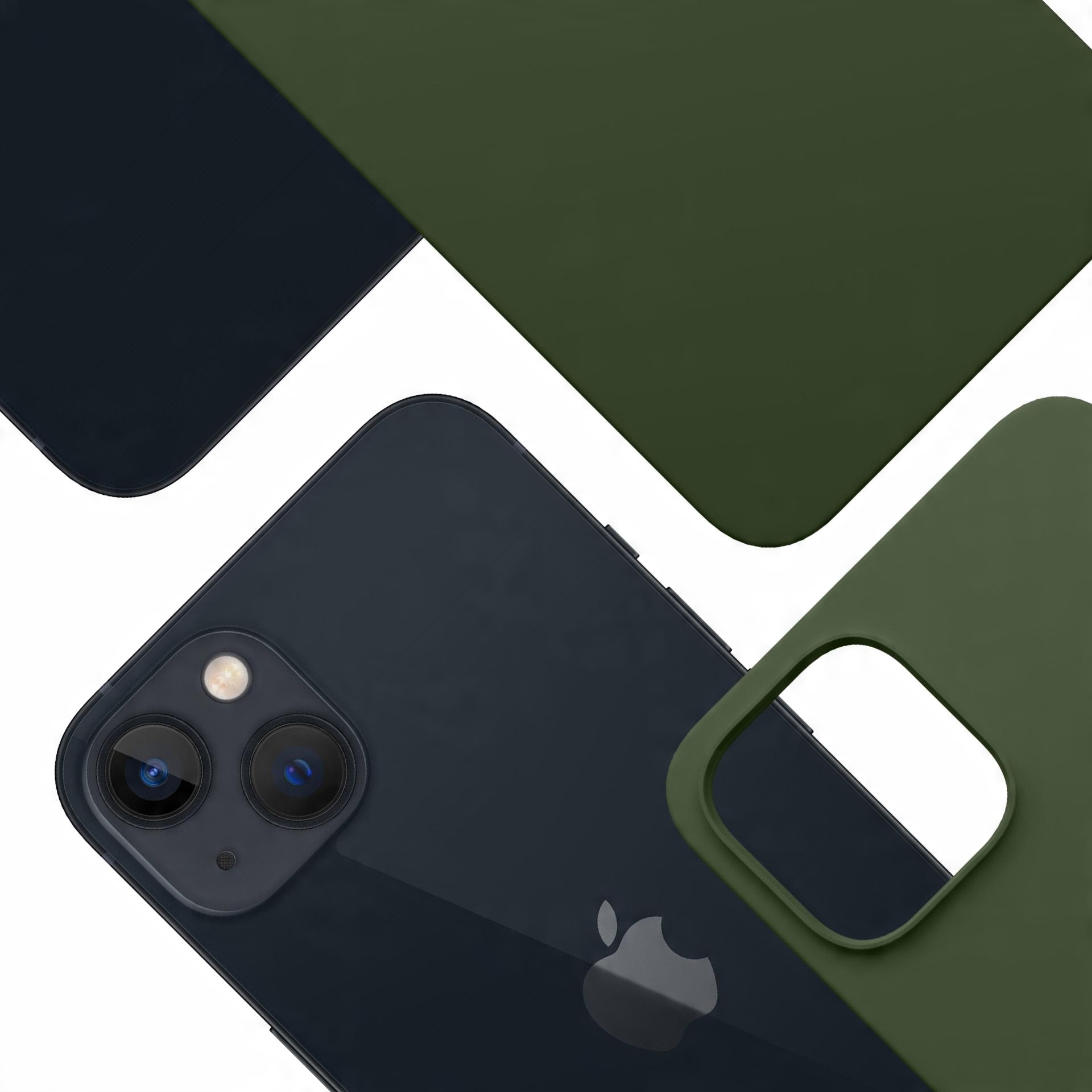 Zielone etui z MagSafe na tył do Apple iPhone 15 Plus 3mk HARDY MagSilicone