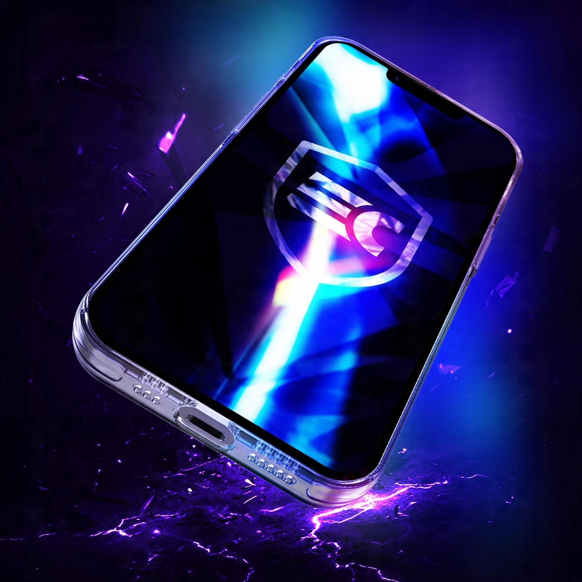 Nieżółknące etui MagSafe na tył do Apple iPhone 16E 3mk EverClear Mag Case