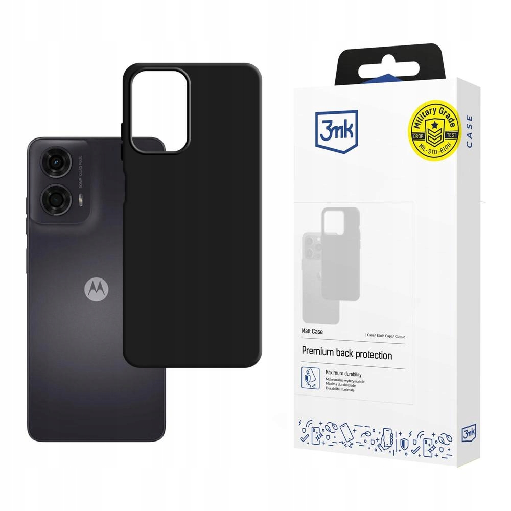 Matowe etui na Motorola Moto G24 - 3mk Matt Case
