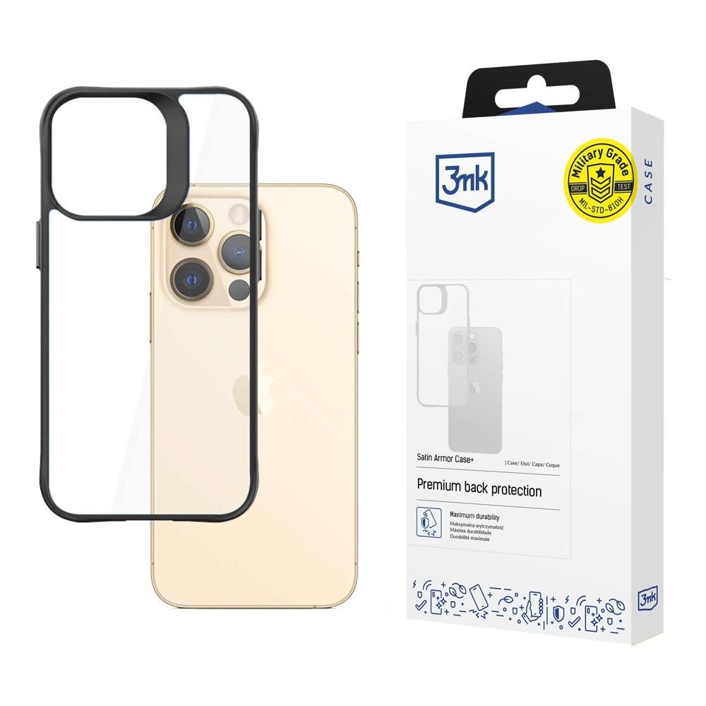 Satynowe etui na Apple iPhone 13 Pro - 3mk Satin Armor Case+