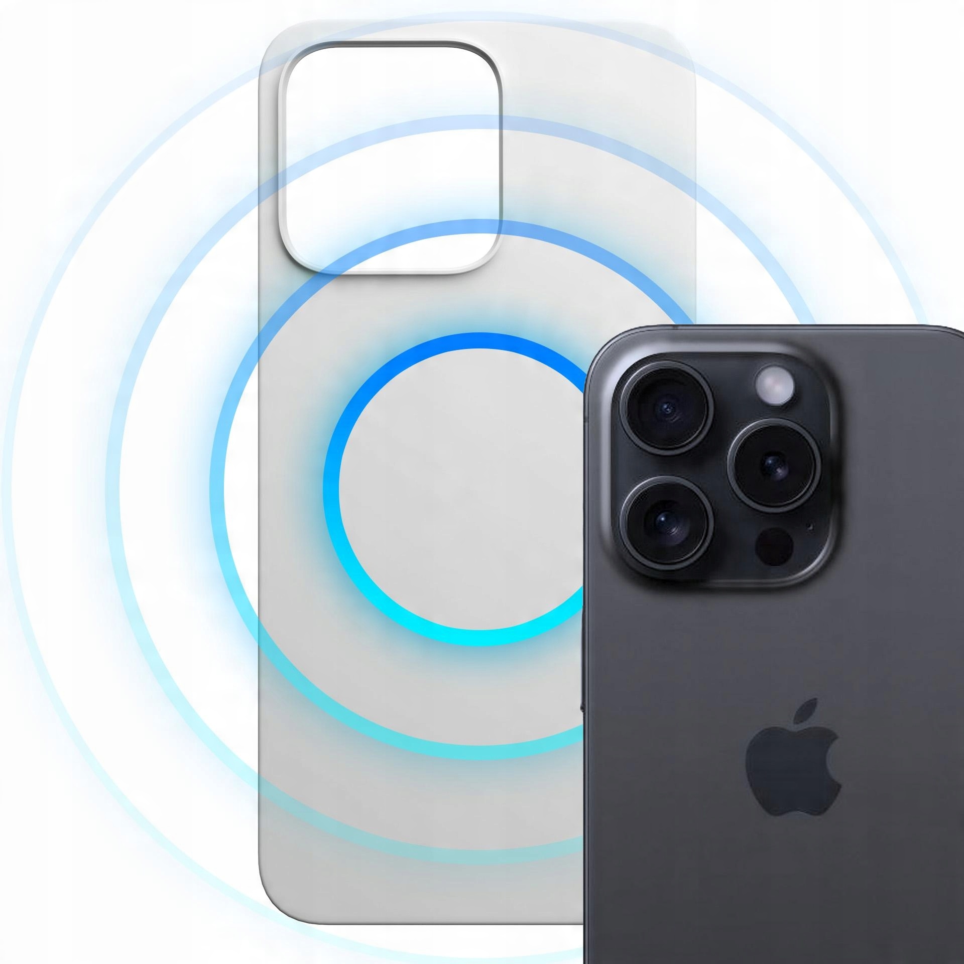 Białe etui z MagSafe na tył do Apple iPhone 14 Pro - 3mk HARDY MagSilicone