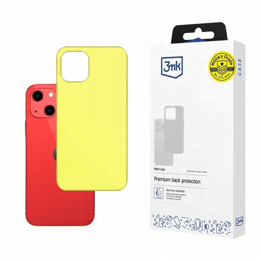 Matowe etui na Apple iPhone 13 - 3mk Matt Case lime
