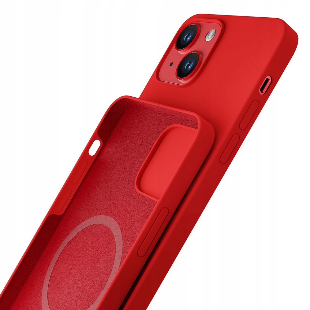 Etui na Apple iPhone 14 Plus - 3mk HARDY Silicone MagCase Red