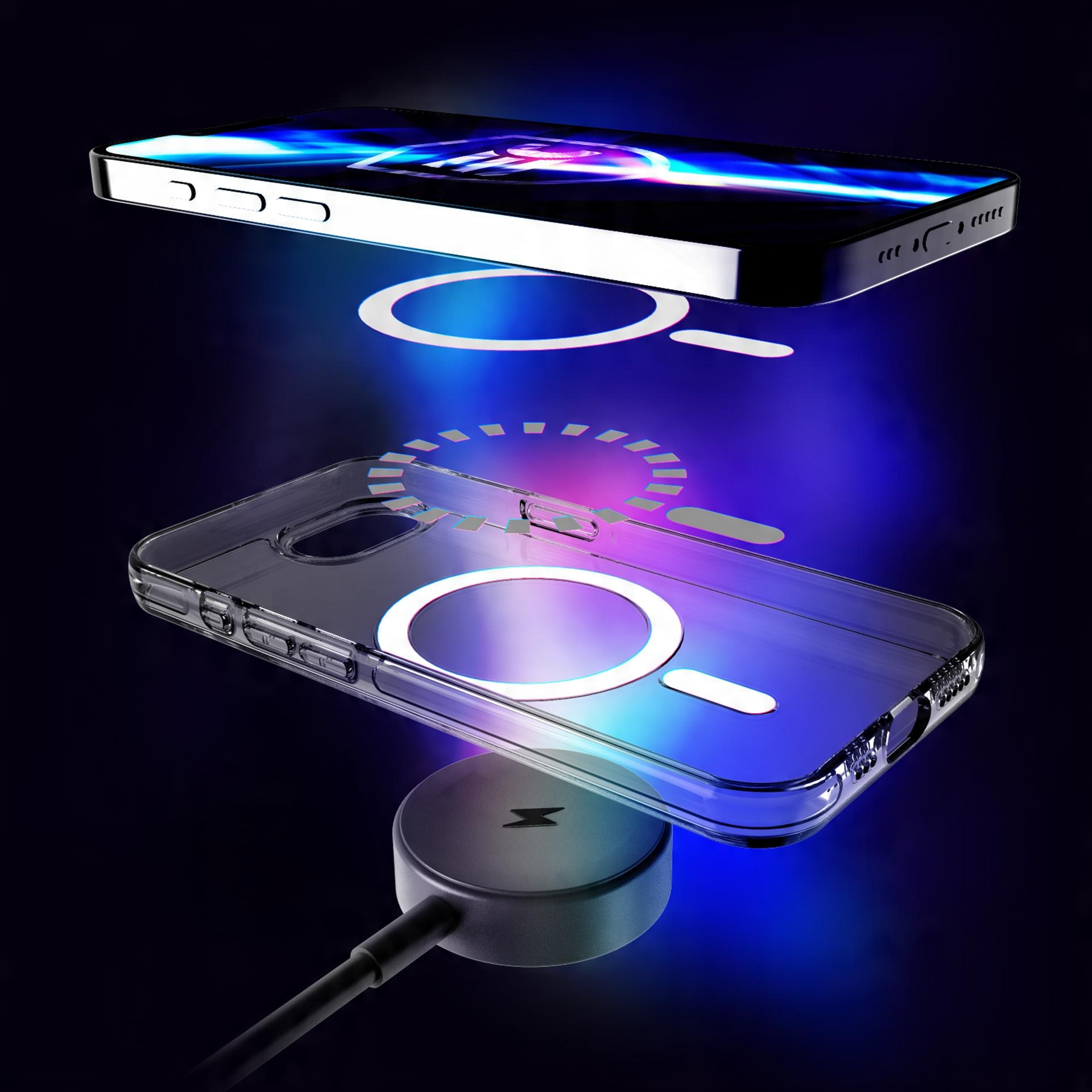 Nieżółknące etui MagSafe na tył do Apple iPhone 16E 3mk EverClear Mag Case