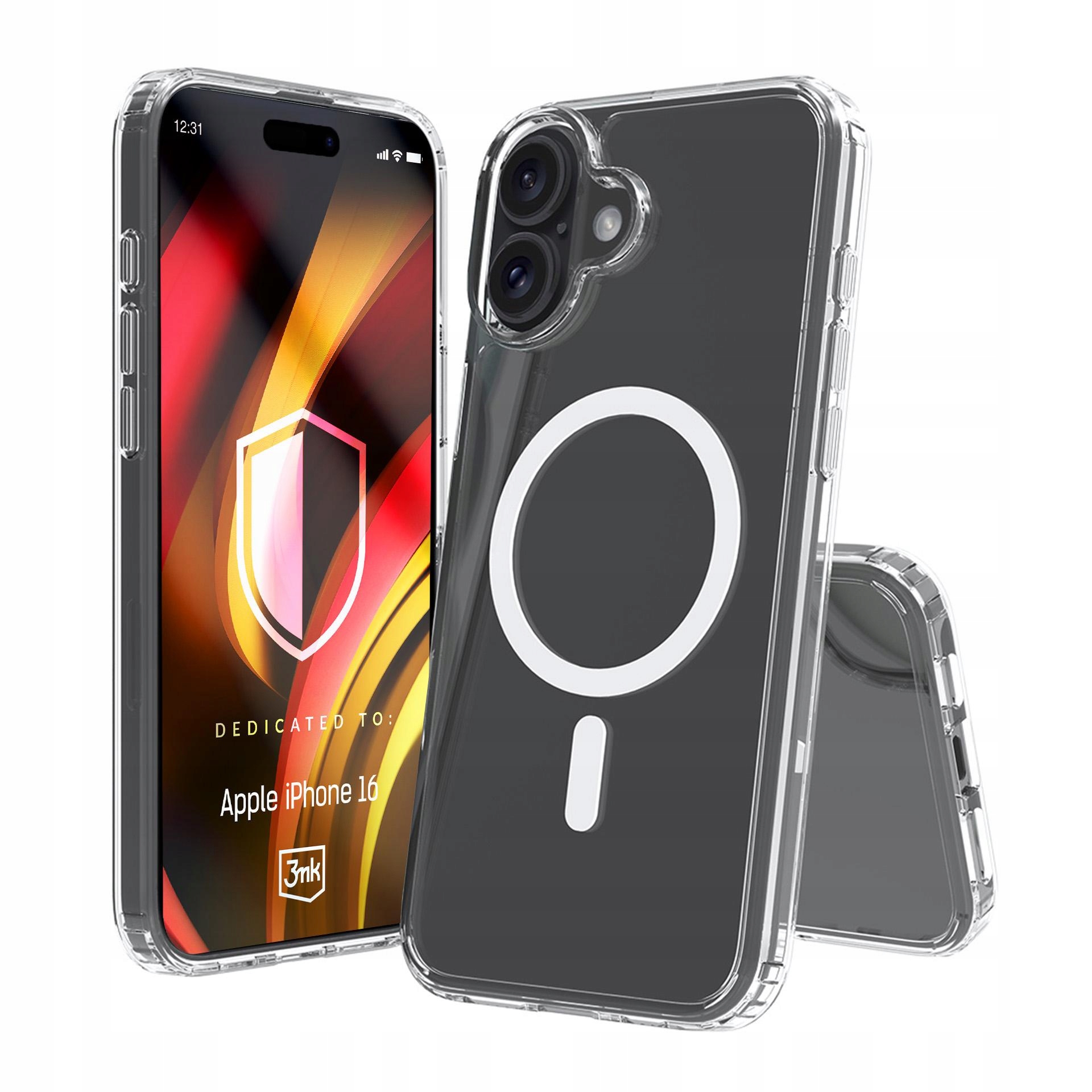 Pancerne etui z MagSafe 3mk Hardy LiqForce Mag Case na tył Apple iPhone 16