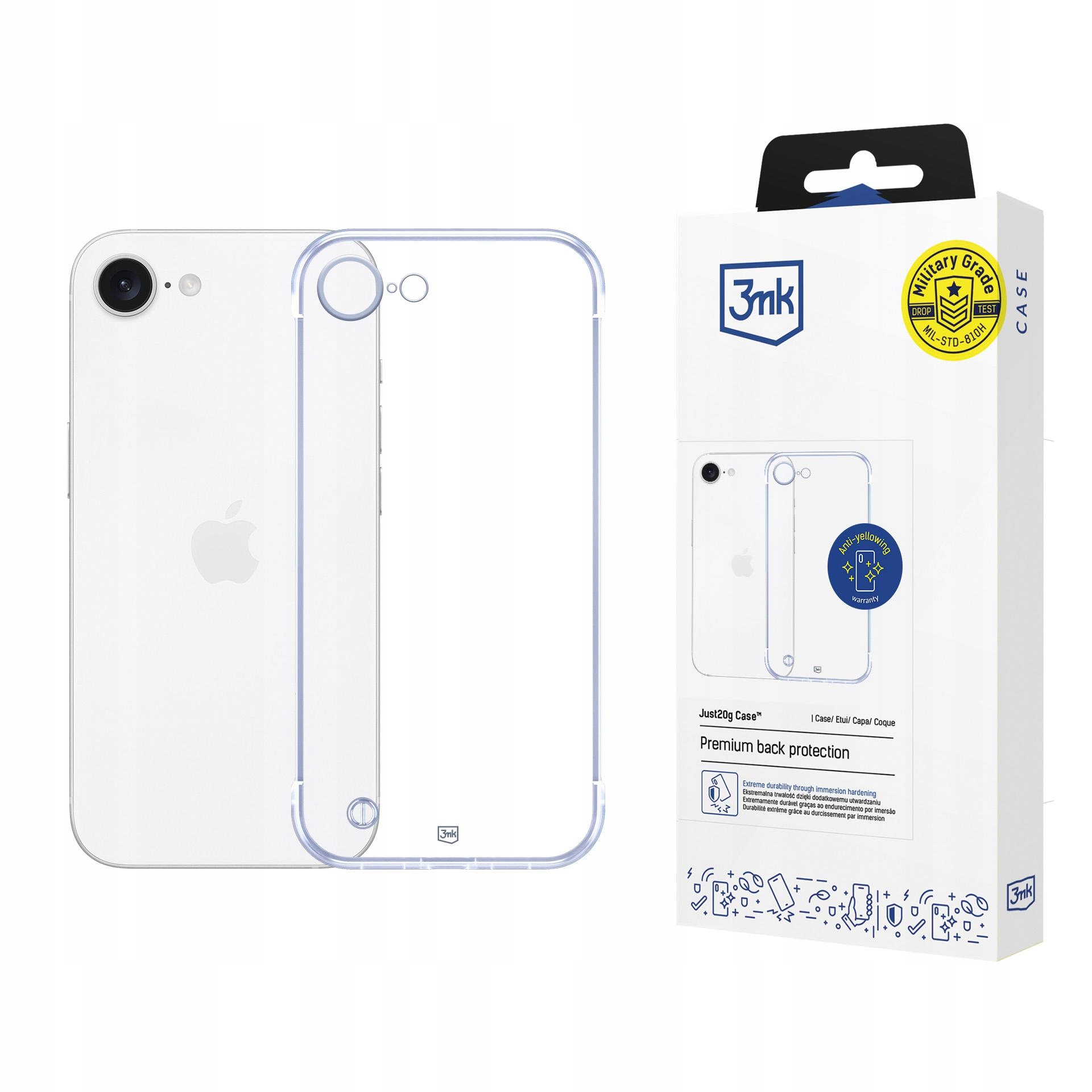 Ultralekkie etui na Apple iPhone 16E - 3mk Just20g Clear Case
