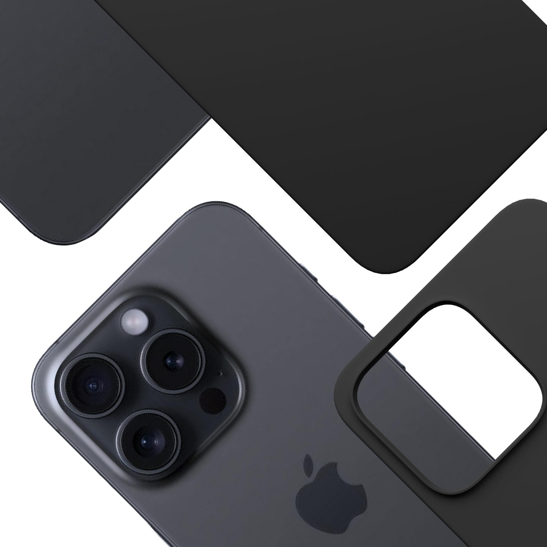 Czarne etui z MagSafe na tył Apple iPhone 16 Pro Max 3mk HARDY MagSilicone