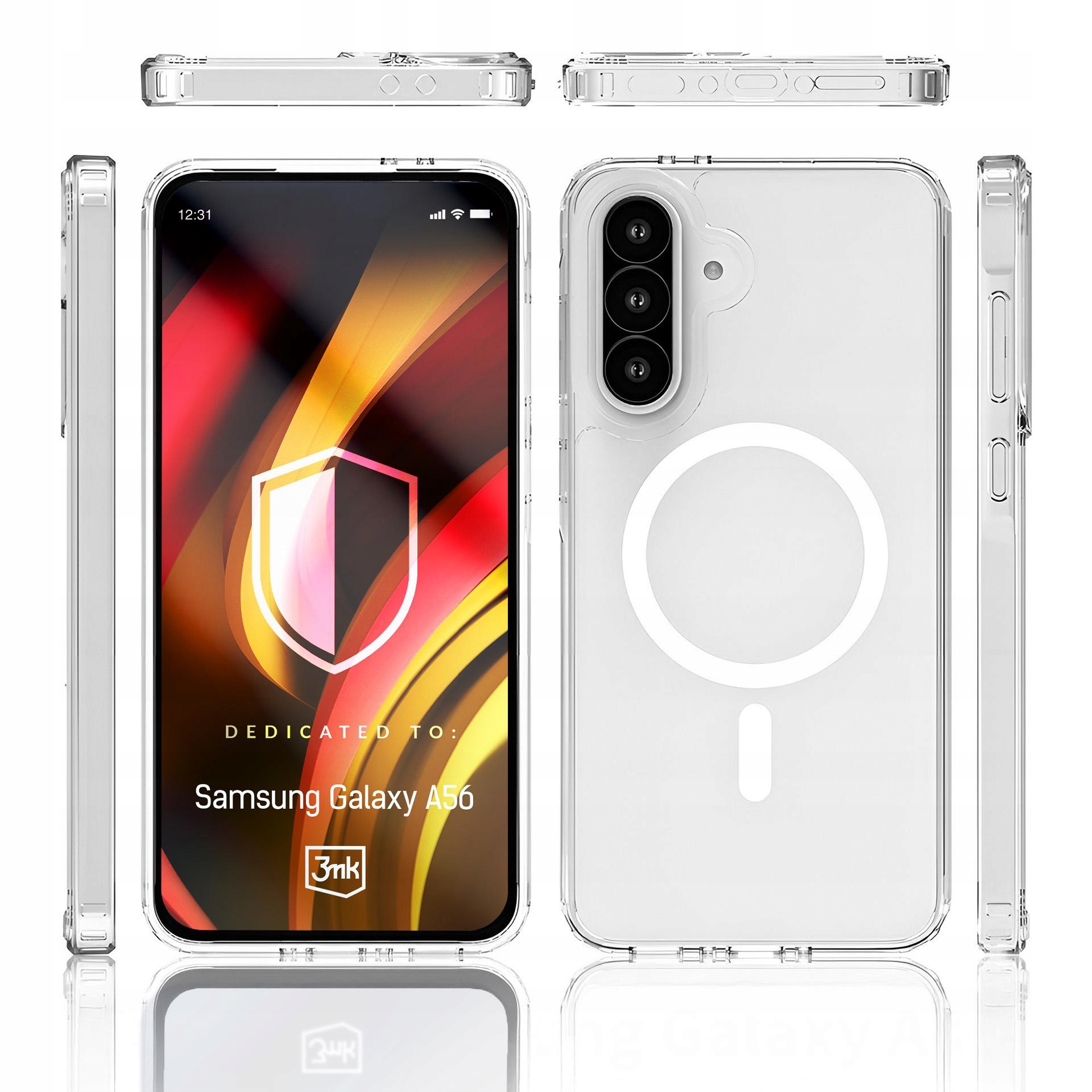 Pancerne etui z MagSafe 3mk Hardy LiqForce Mag Case na Samsung Galaxy A56