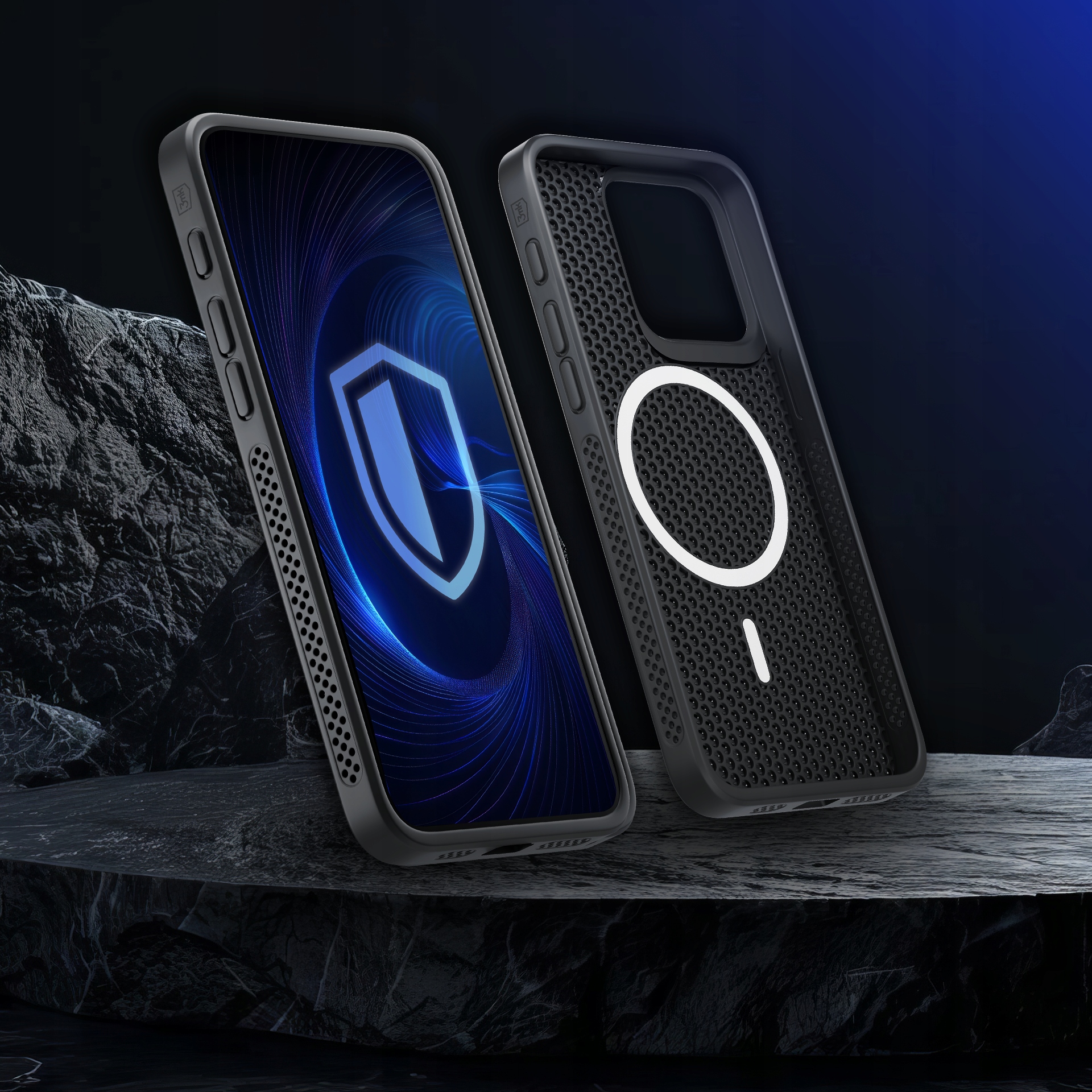 Etui plecki z MagSafe na tył do Apple iPhone 15 Pro - 3mk COOLing MagCase