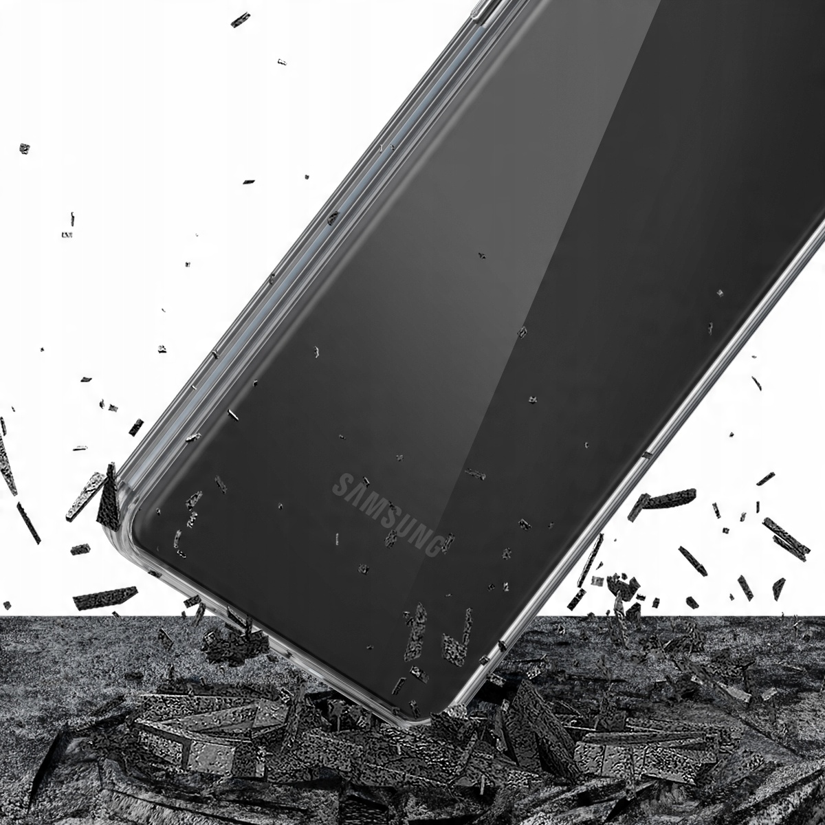 Silikonowe etui na Samsung Galaxy A40 - 3mk Clear Case