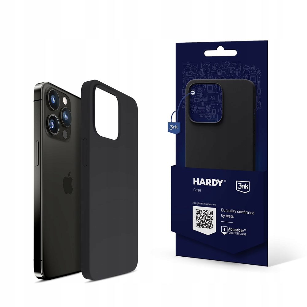Etui na Apple iPhone 14 Plus - 3mk HARDY Silicone MagCase Graphite