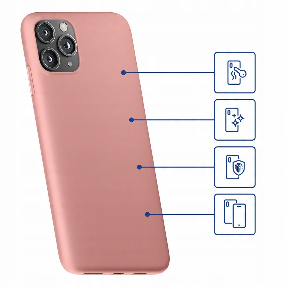 Matowe etui na Apple iPhone 7/8/SE 2020/2022 - 3mk Matt Case lyche