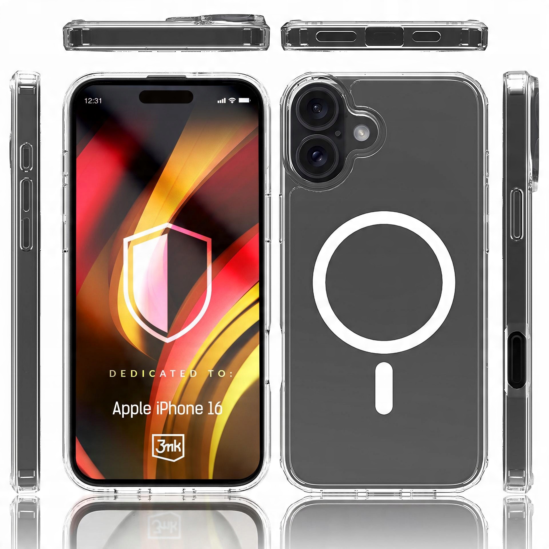 Pancerne etui z MagSafe 3mk Hardy LiqForce Mag Case na tył Apple iPhone 16