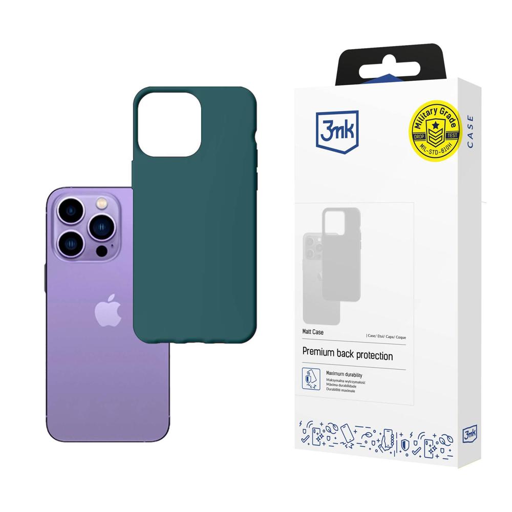 Matowe etui na Apple iPhone 14 Pro - 3mk Matt Case lovag