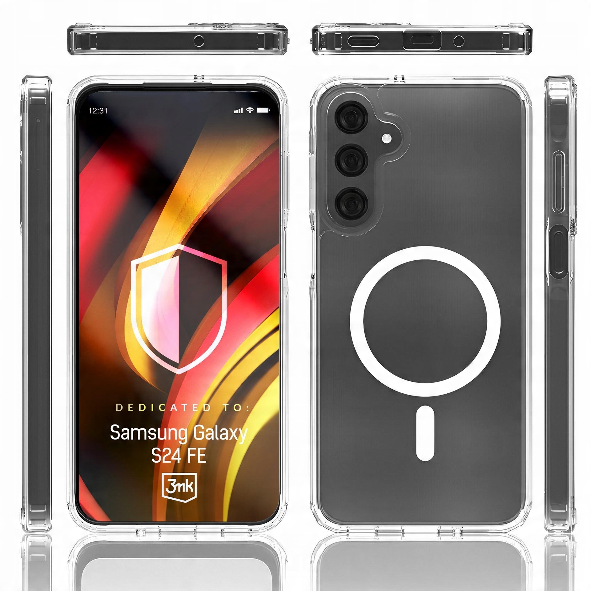 Pancerne etui MagSafe 3mk Hardy LiqForce Mag Case na Samsung Galaxy S24 FE