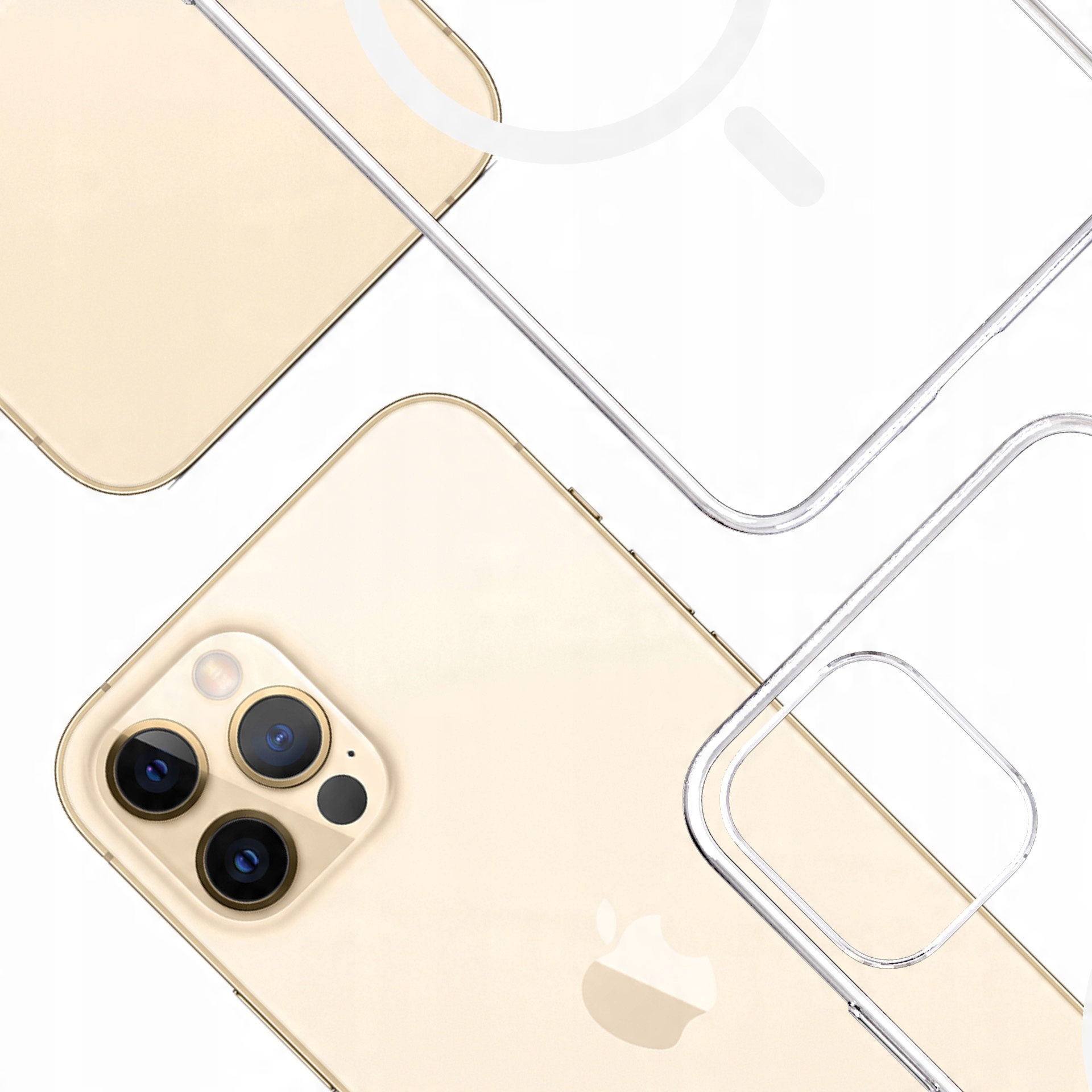 Etui cover z MagSafe na tył do Apple iPhone 12 Pro Max - 3mk Clear MagCase