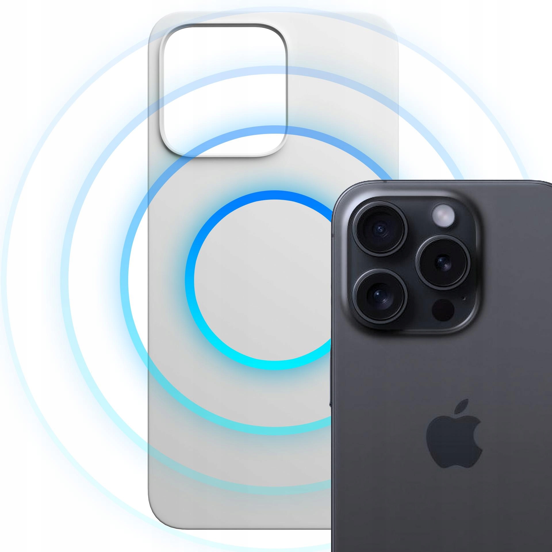 Szare etui z MagSafe na tył Apple iPhone 13 Pro Max - 3mk HARDY MagSilicone