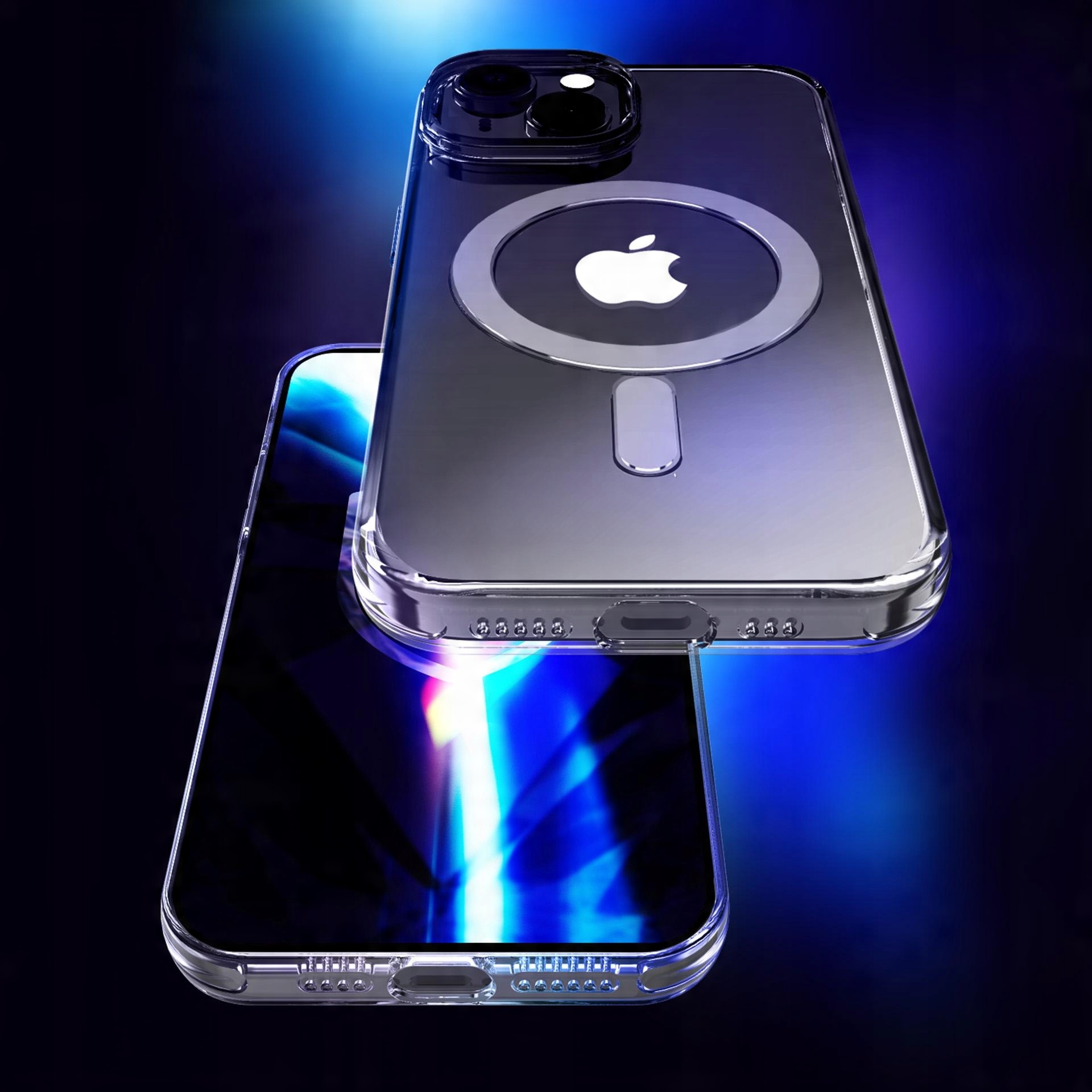 Nieżółknące etui MagSafe na tył do Apple iPhone 15 - 3mk EverClear Mag Case