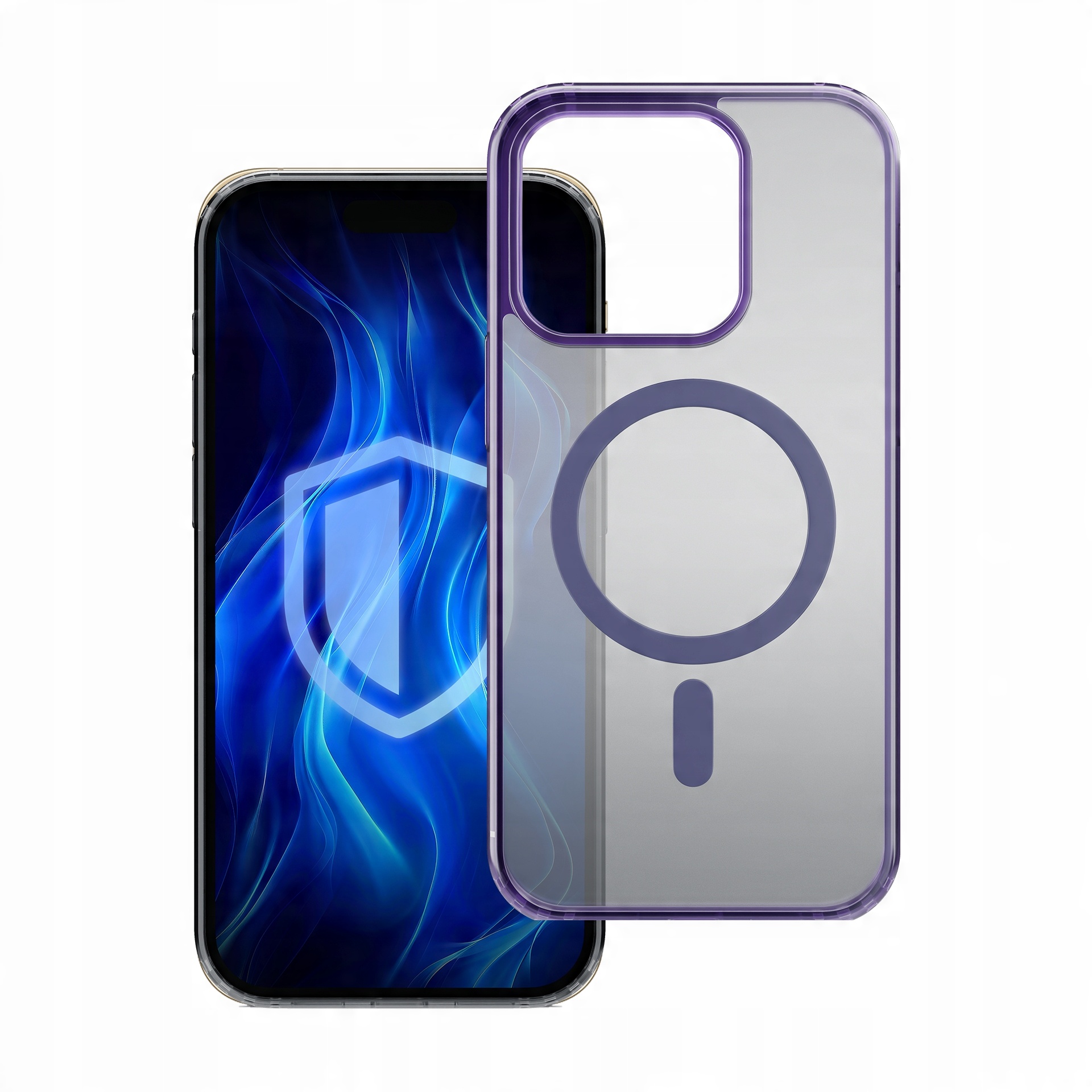 Etui z MagSafe na Apple iPhone 16 Pro Max - 3mk Frosty MagCase Purple