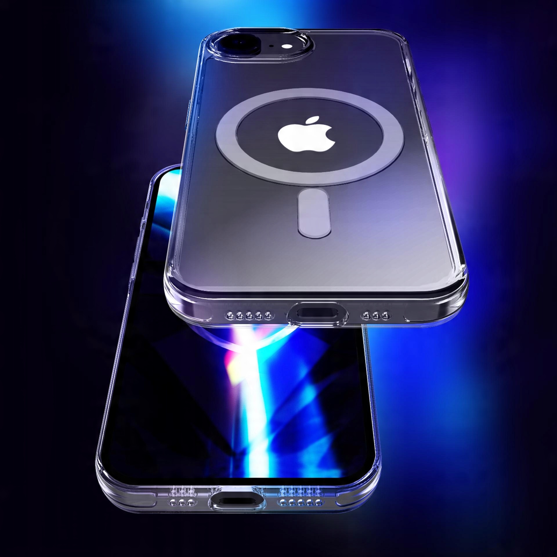 Nieżółknące etui MagSafe na tył do Apple iPhone 16E 3mk EverClear Mag Case