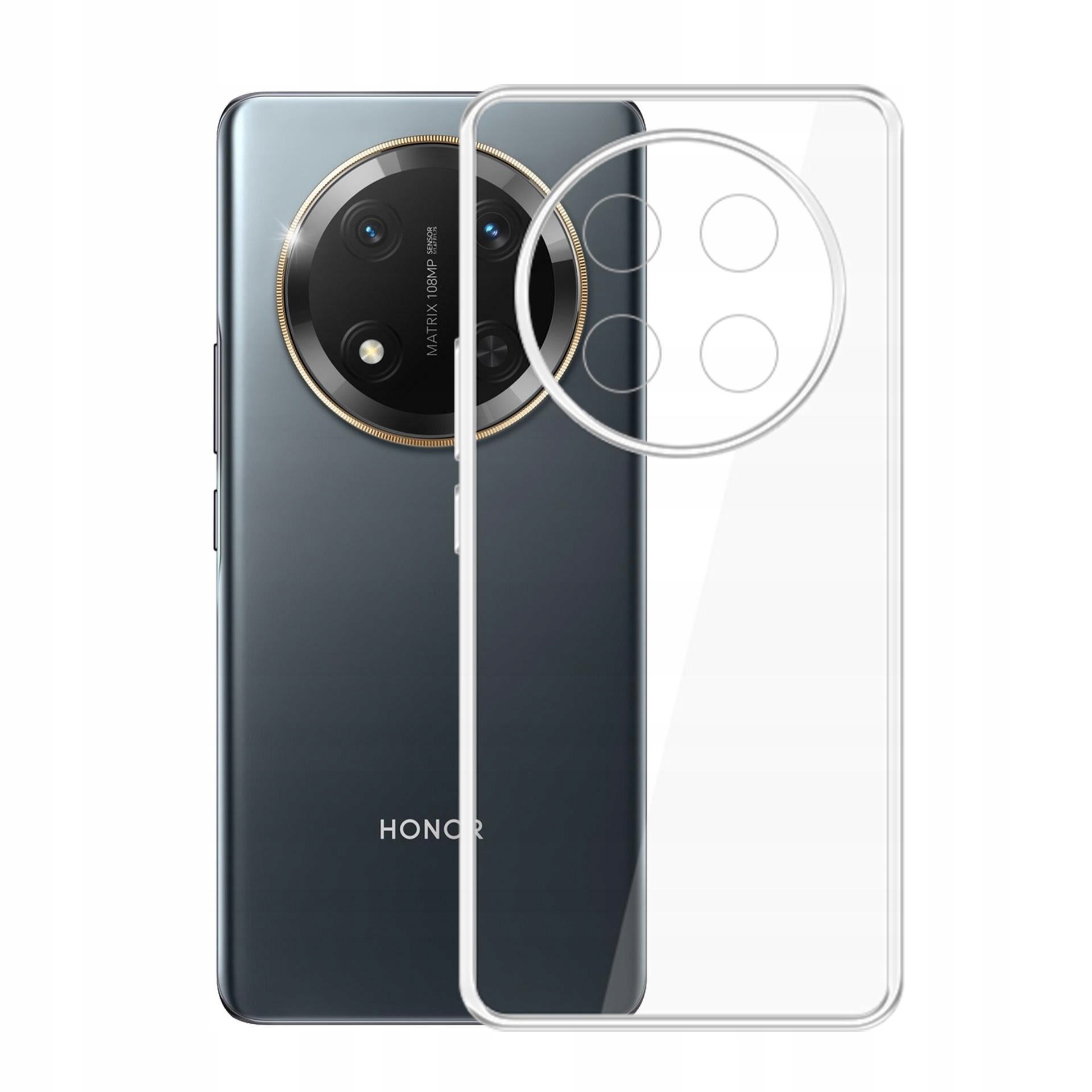 Silikonowe etui na Honor Magic7 Lite - 3mk Clear Case