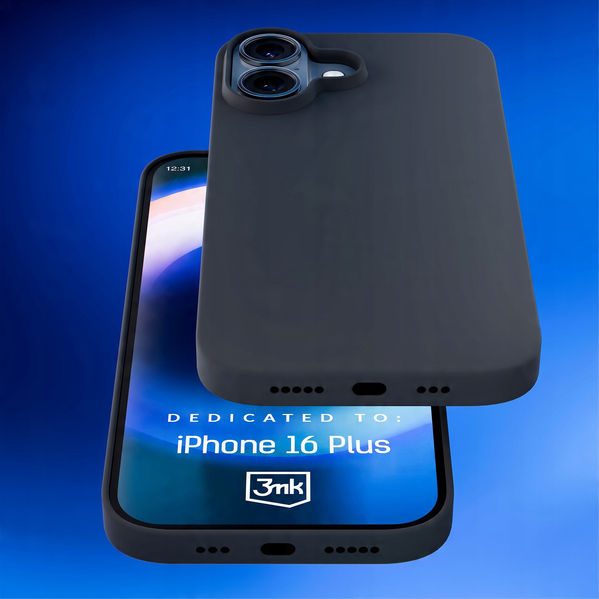 Etui na Apple iPhone 16 Plus - 3mk HARDY Silicone MagCase Graphite