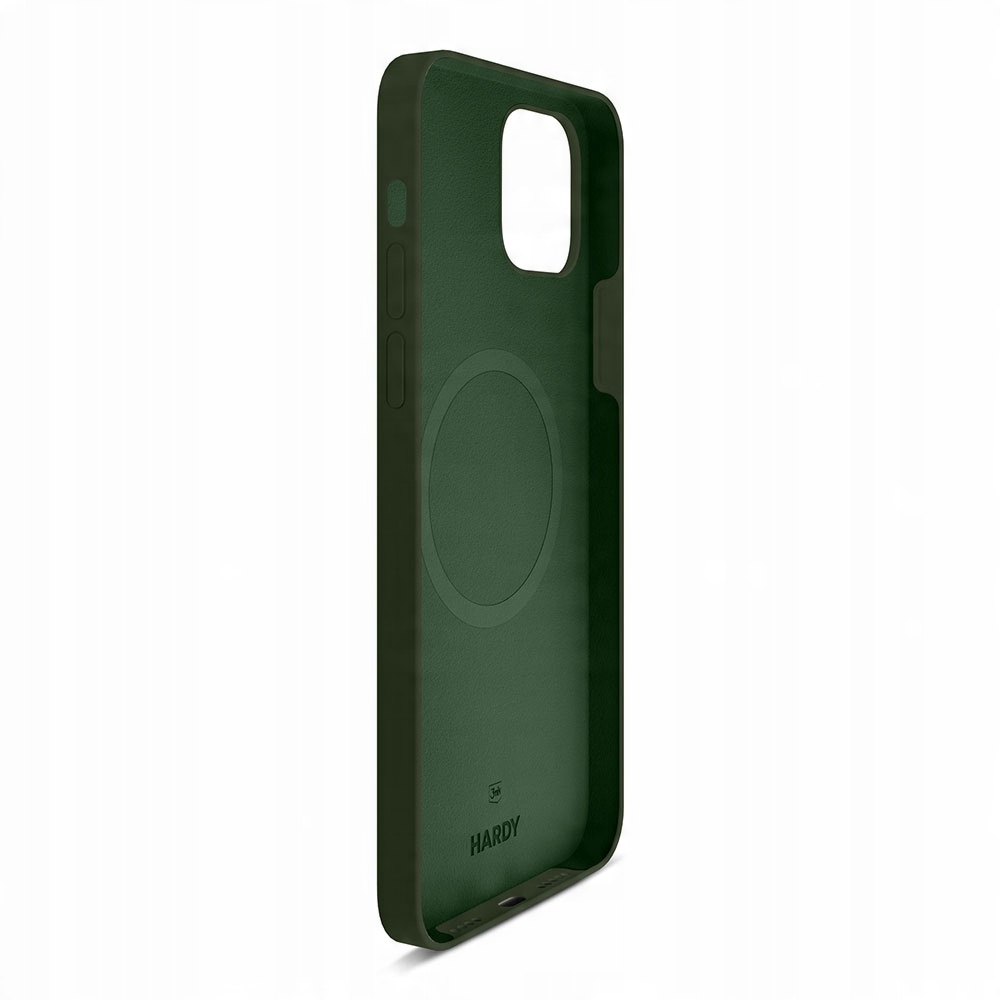 Etui na Apple iPhone 15 Plus - 3mk HARDY Silicone MagCase Alpine Green
