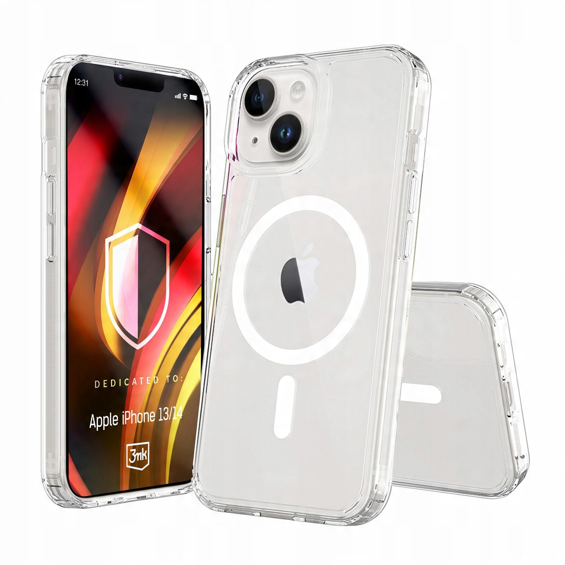 Pancerne etui z MagSafe 3mk Hardy LiqForce Mag Case na Apple iPhone 13 / 14