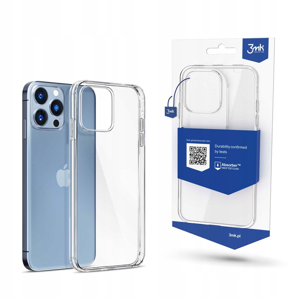 Silikonowe etui na Apple iPhone 13 Pro - 3mk Clear Case