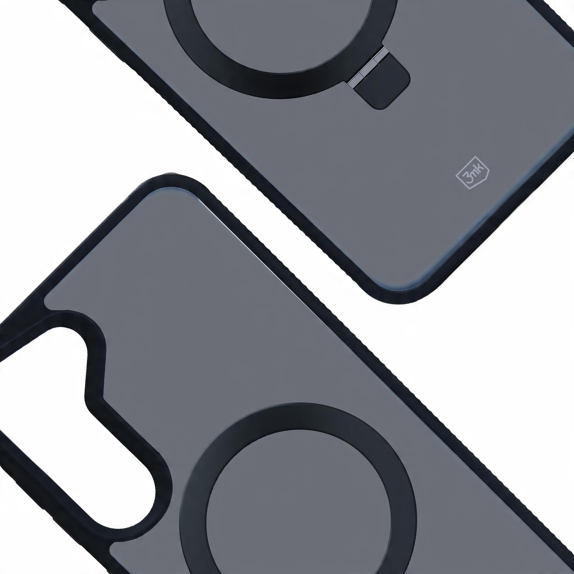 Etui z MagSafe na Samsung Galaxy S24 - 3mk Smoke Case Mag&Stand