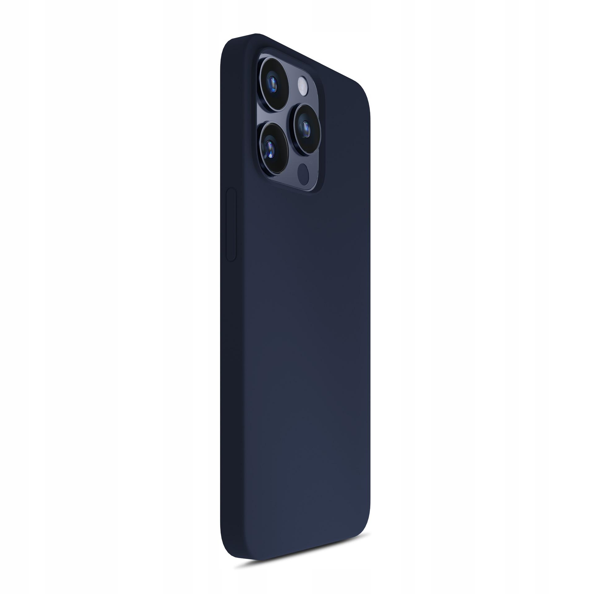 Silikonowe etui na Apple iPhone 16 Pro Max - 3mk Silicone Case Dark Navy