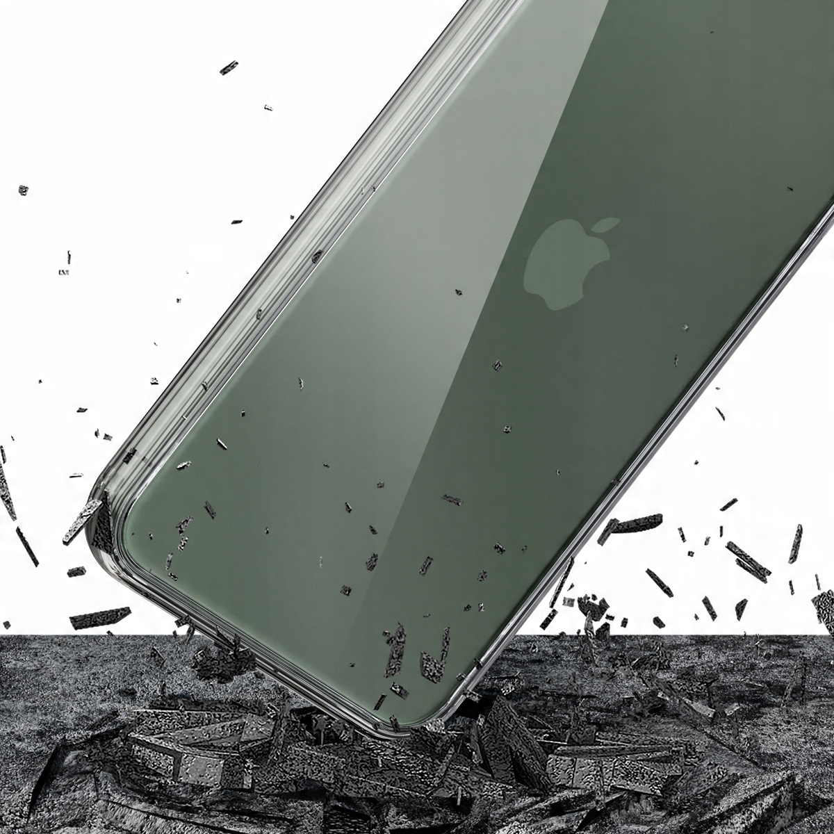 Silikonowe etui na Apple iPhone Xs Max - 3mk Clear Case