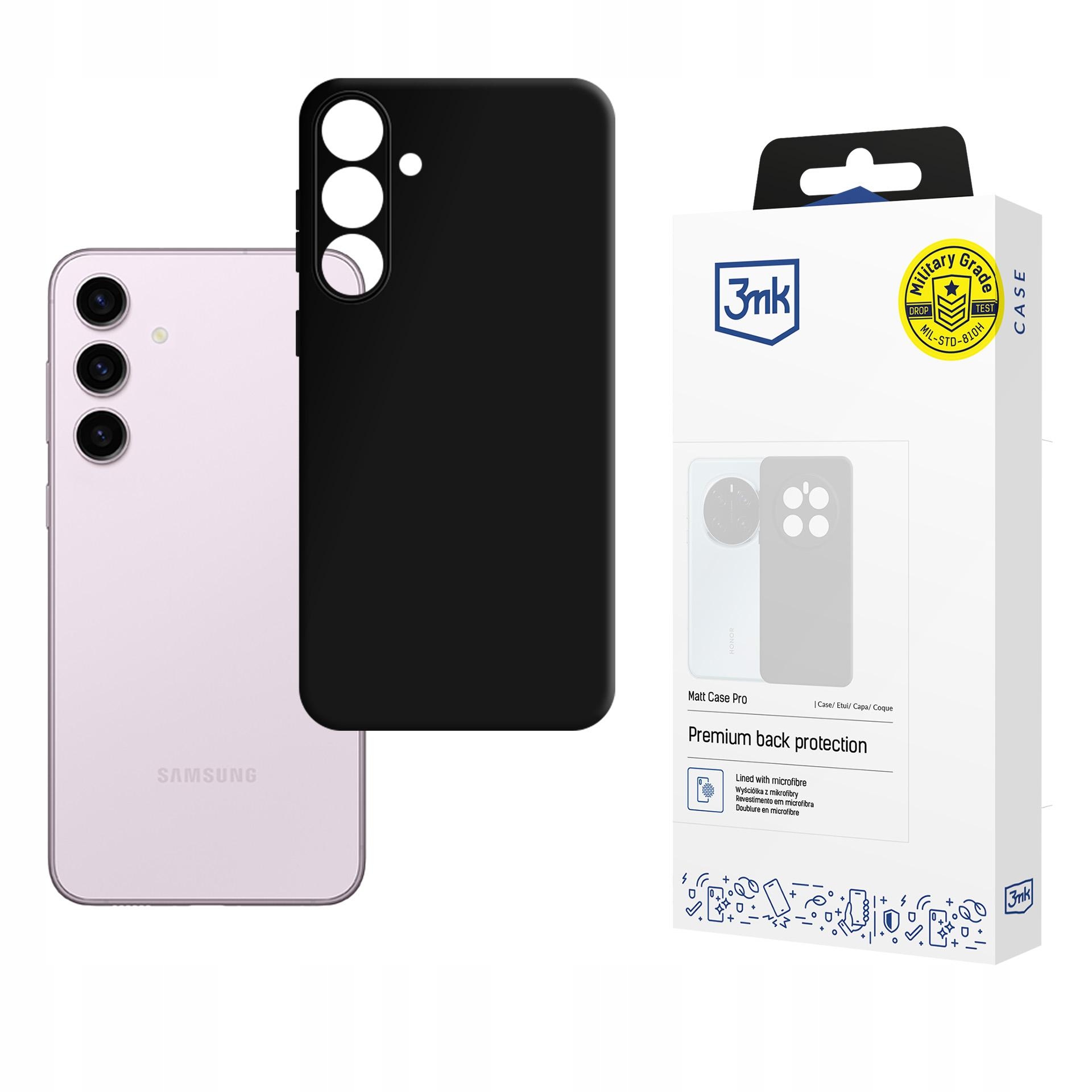Matowe etui na Samsung Galaxy S24 - 3mk Matt Case Pro
