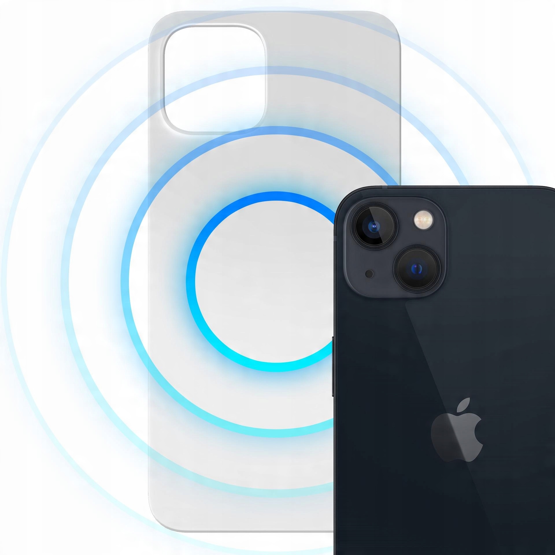 Szare etui z MagSafe na tył do Apple iPhone 15 Plus - 3mk HARDY MagSilicone