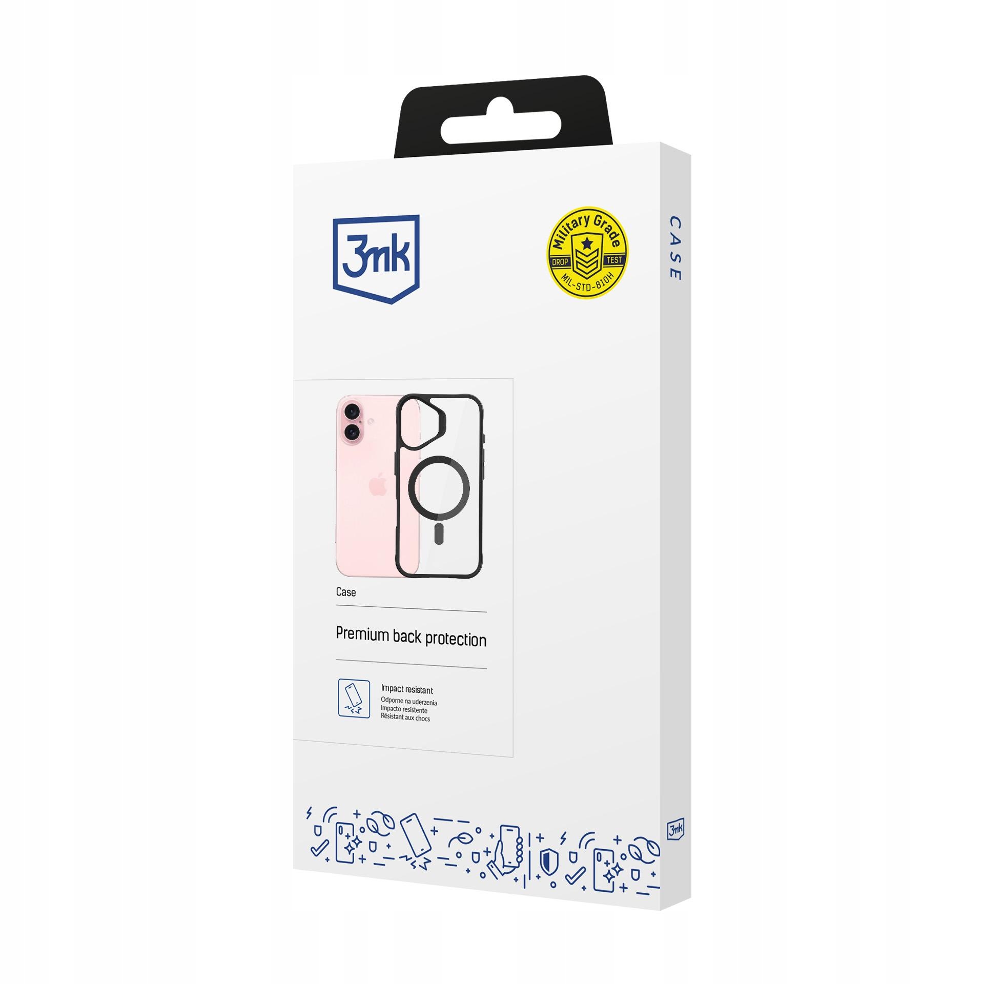 Etui z MagSafe na Apple iPhone 16 Plus - 3mk Satin Armor MagCase