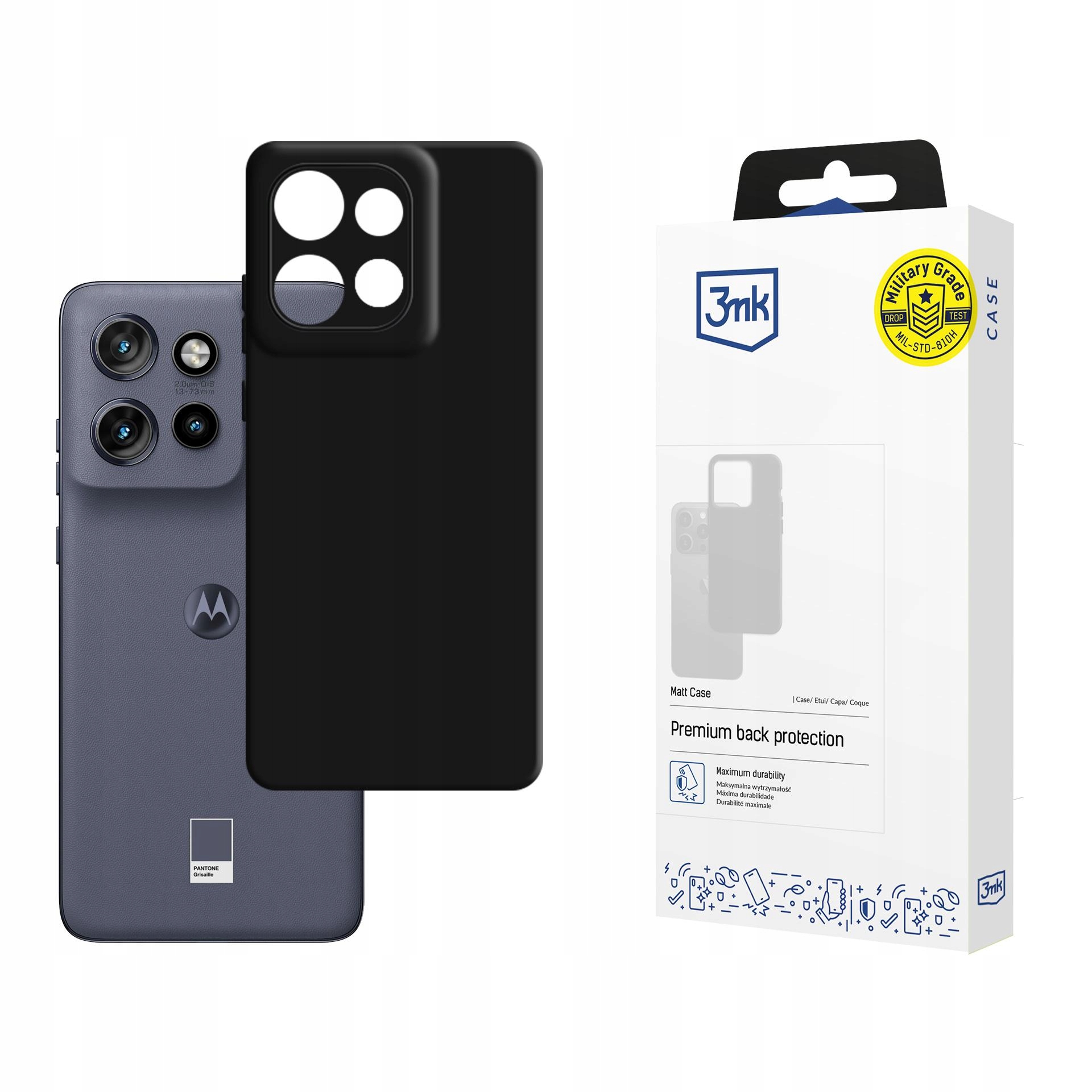 Matowe etui na Motorola Edge 50 Neo - 3mk Matt Case