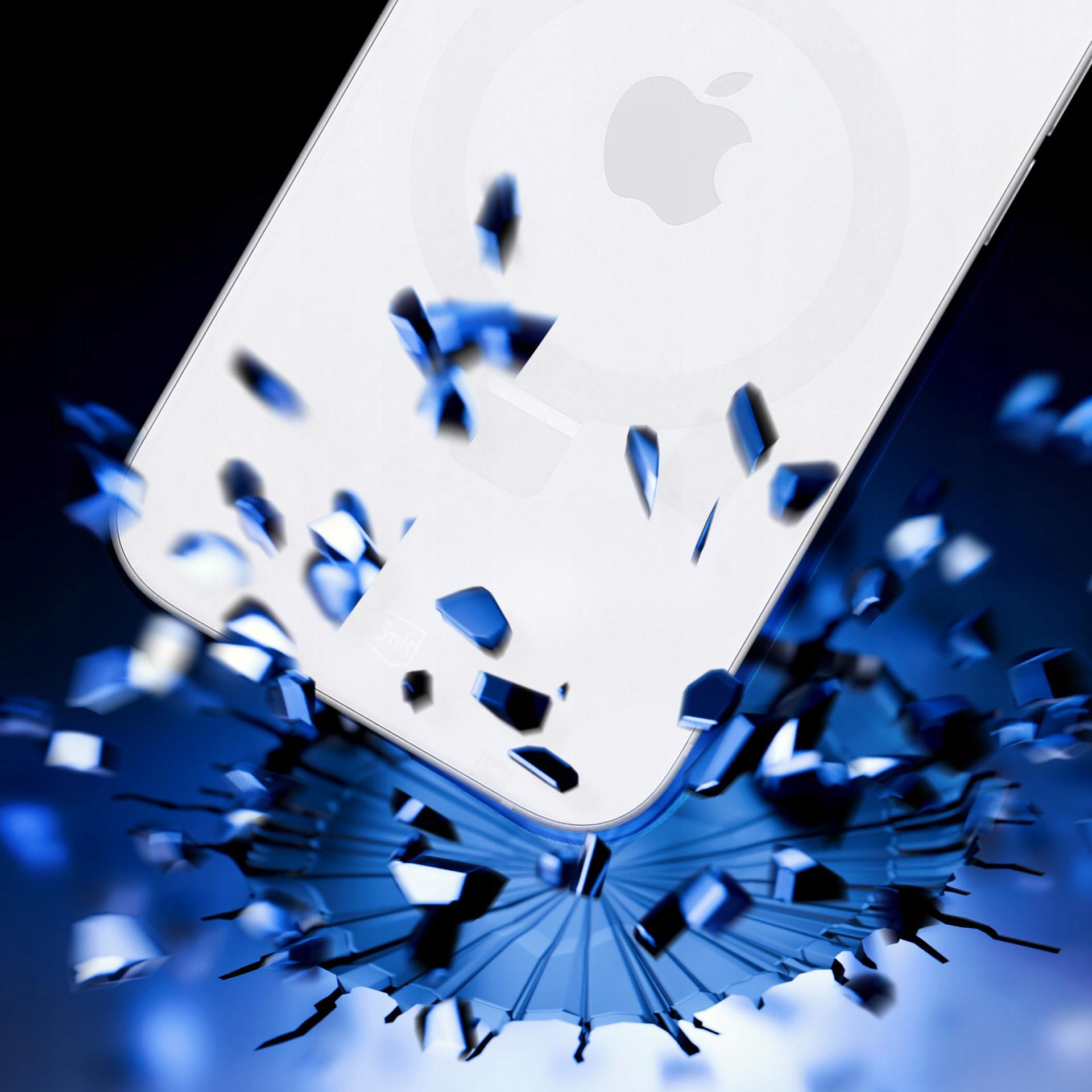 Etui z MagSafe na Apple iPhone 16E - 3mk Smoke Case Mag&Stand