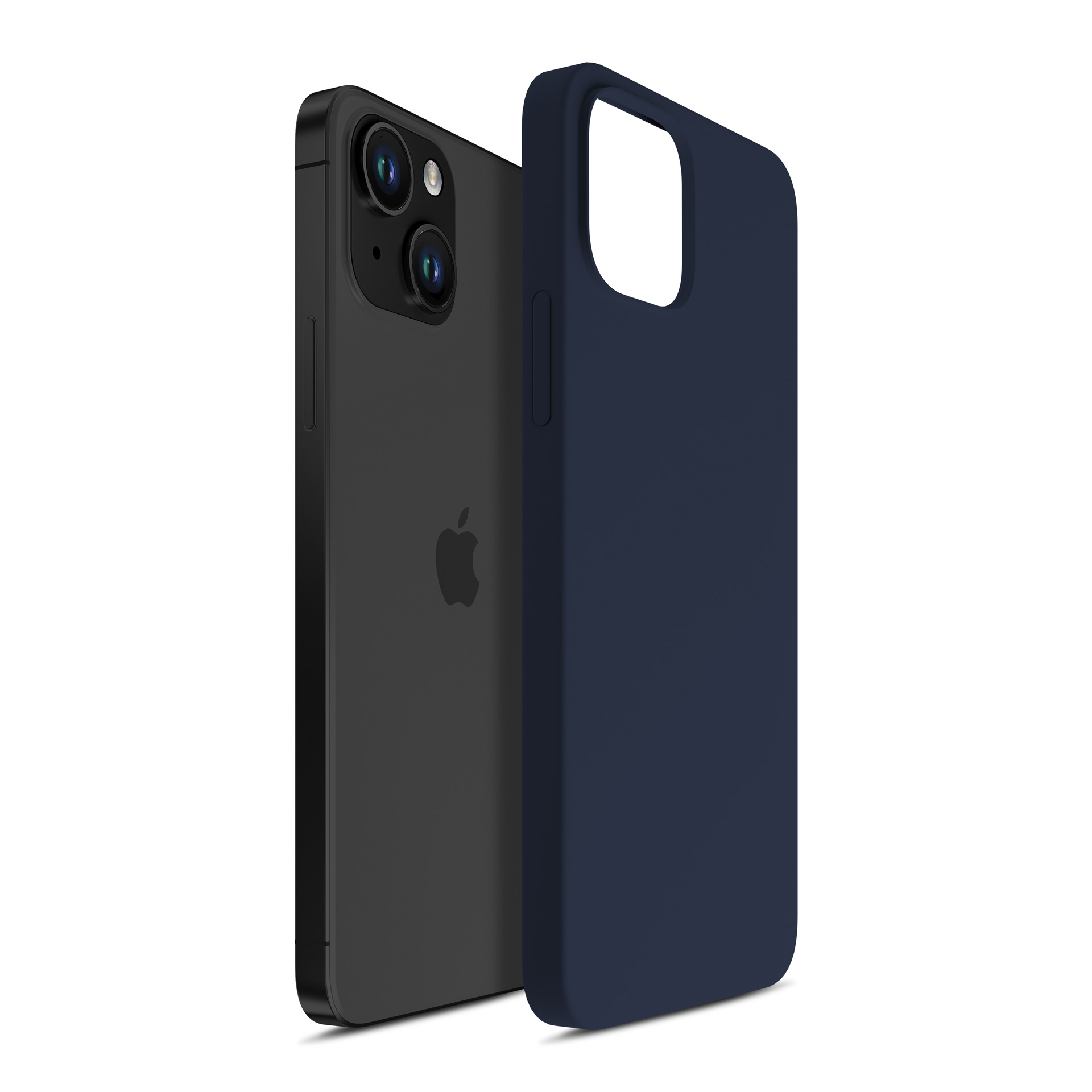 Silikonowe etui na Apple iPhone 15 Plus - 3mk Silicone Case Dark Navy