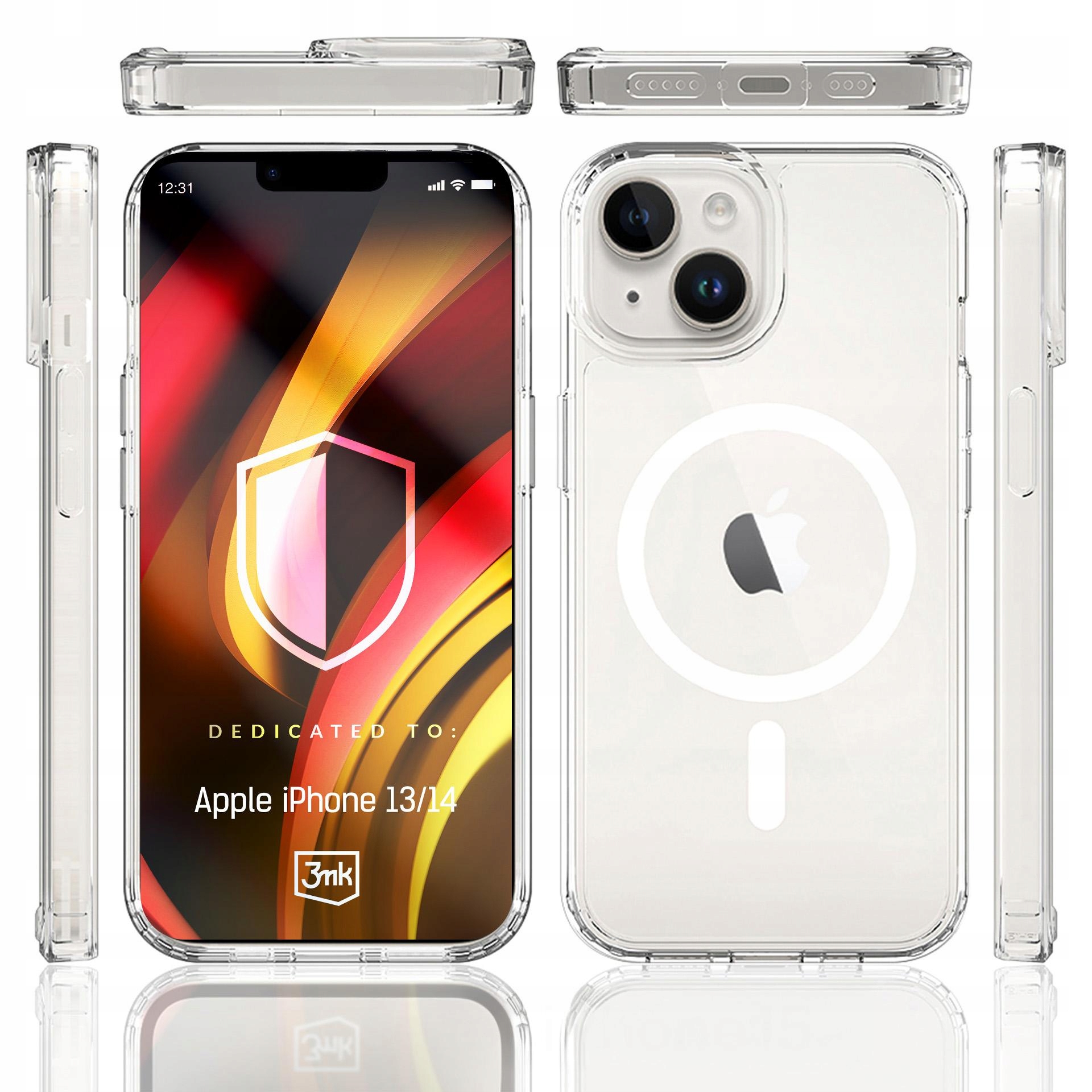 Pancerne etui z MagSafe 3mk Hardy LiqForce Mag Case na Apple iPhone 13 / 14