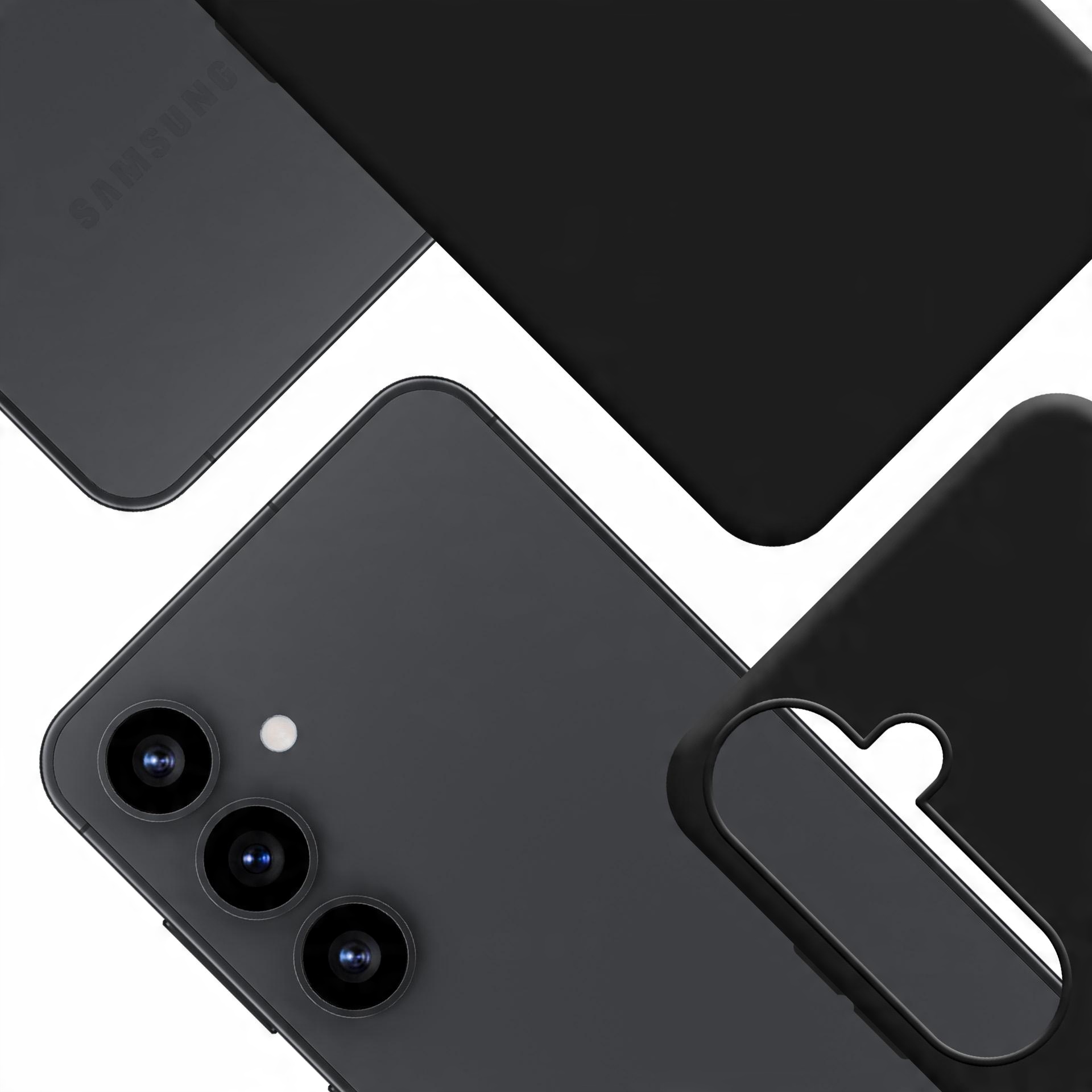 Czarne etui z MagSafe na tył do Samsung Galaxy S25+ - 3mk HARDY MagSilicone