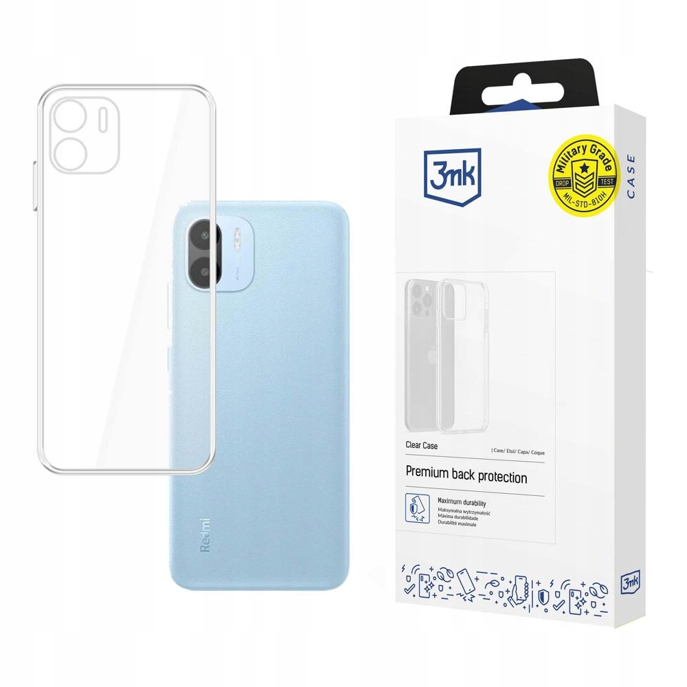 Silikonowe etui na Redmi A2 - 3mk Clear Case