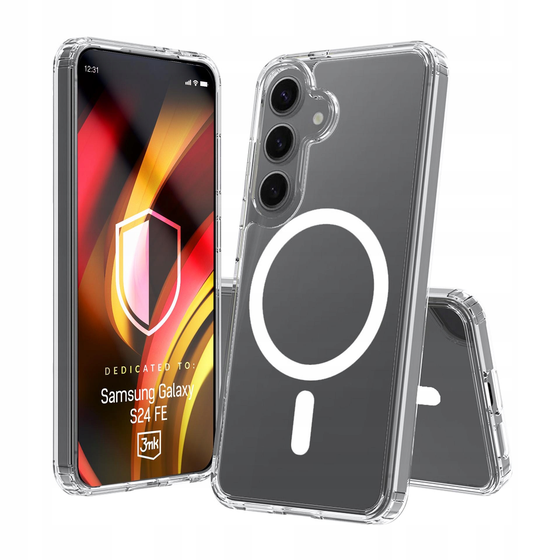 Pancerne etui MagSafe 3mk Hardy LiqForce Mag Case na Samsung Galaxy S24 FE