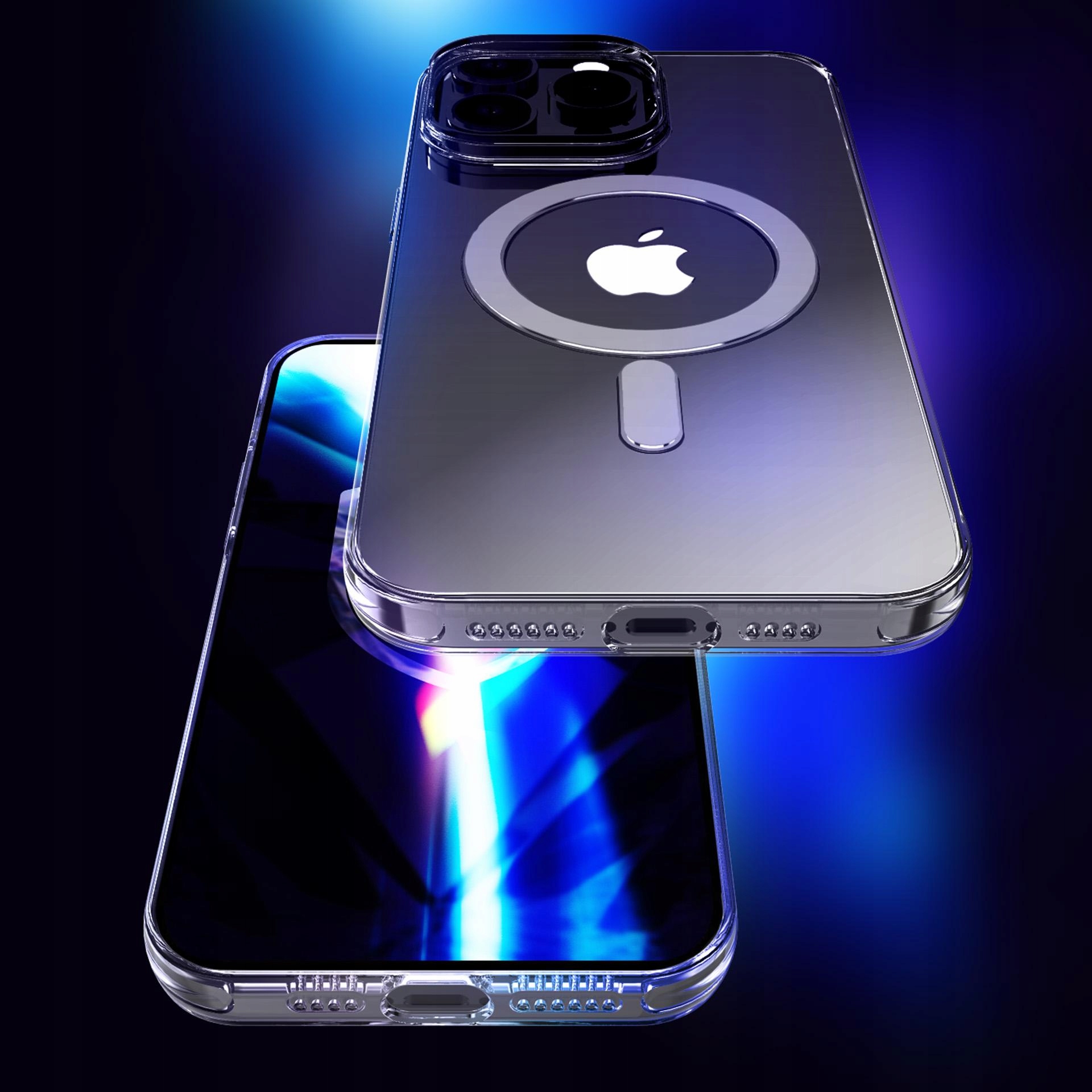 Nieżółknące etui MagSafe na tył do iPhone 15 Pro Max 3mk EverClear Mag Case