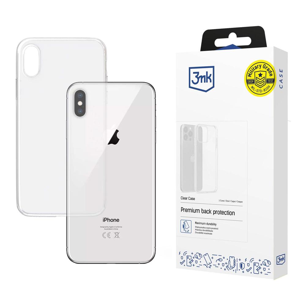 Silikonowe etui na Apple iPhone Xs Max - 3mk Clear Case