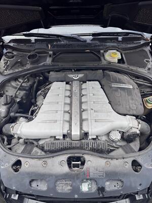 03 04 05 06 07 08 09 10 11 12 Bentley Continental Engine 6.0L W12 19724 Miles 03 04 05 06 07 08 09 10 11 12 Bentley Continental Engine 6.0L W12 19724 Miles