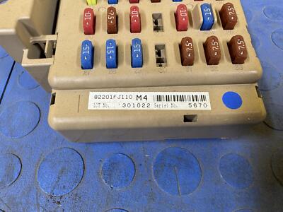 14 15 16 Subaru Forester Fuse Box Relay Junction Box OEM 82201FJ110 SUBARU FORESTER